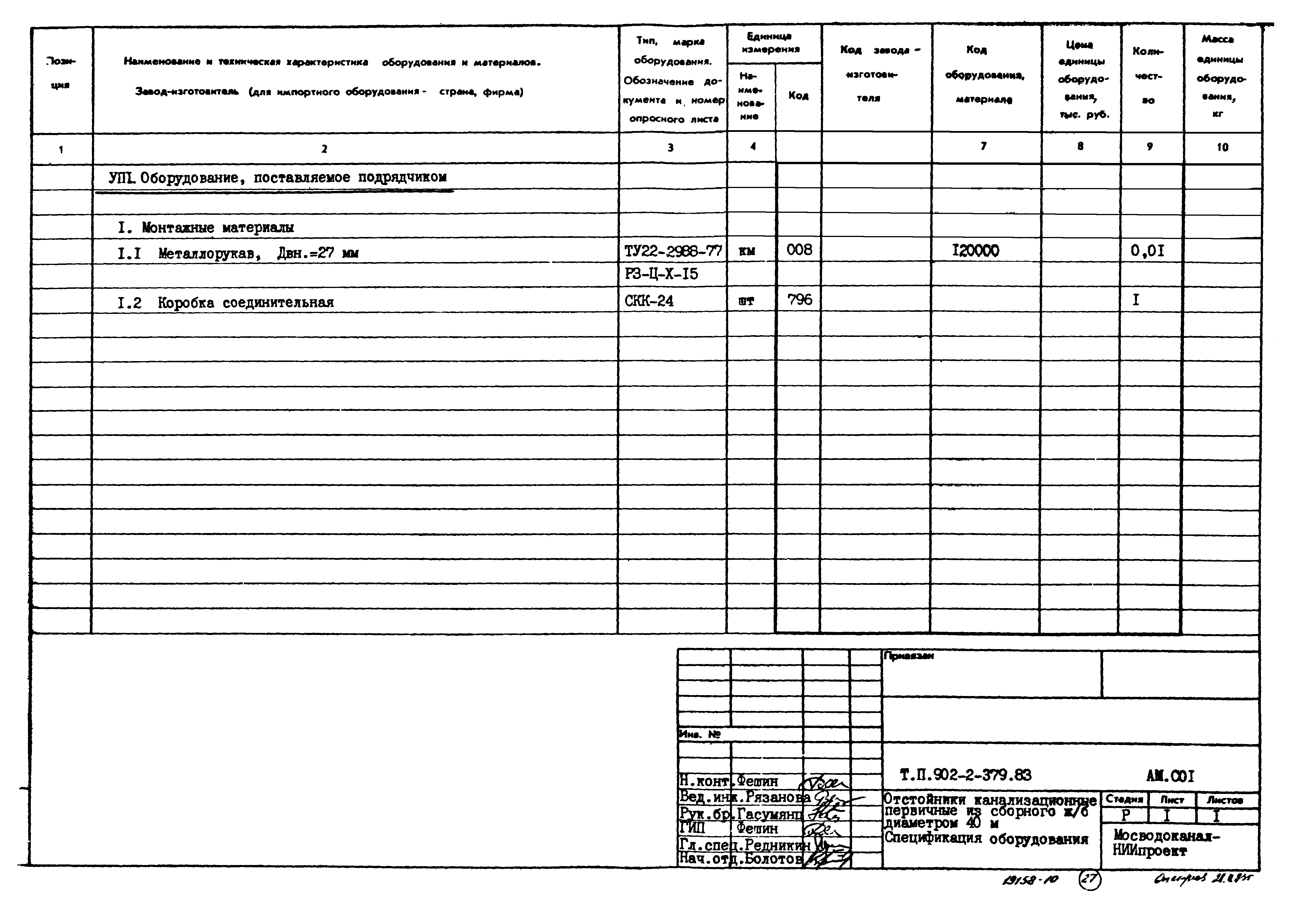 Типовой проект 902-2-379.83
