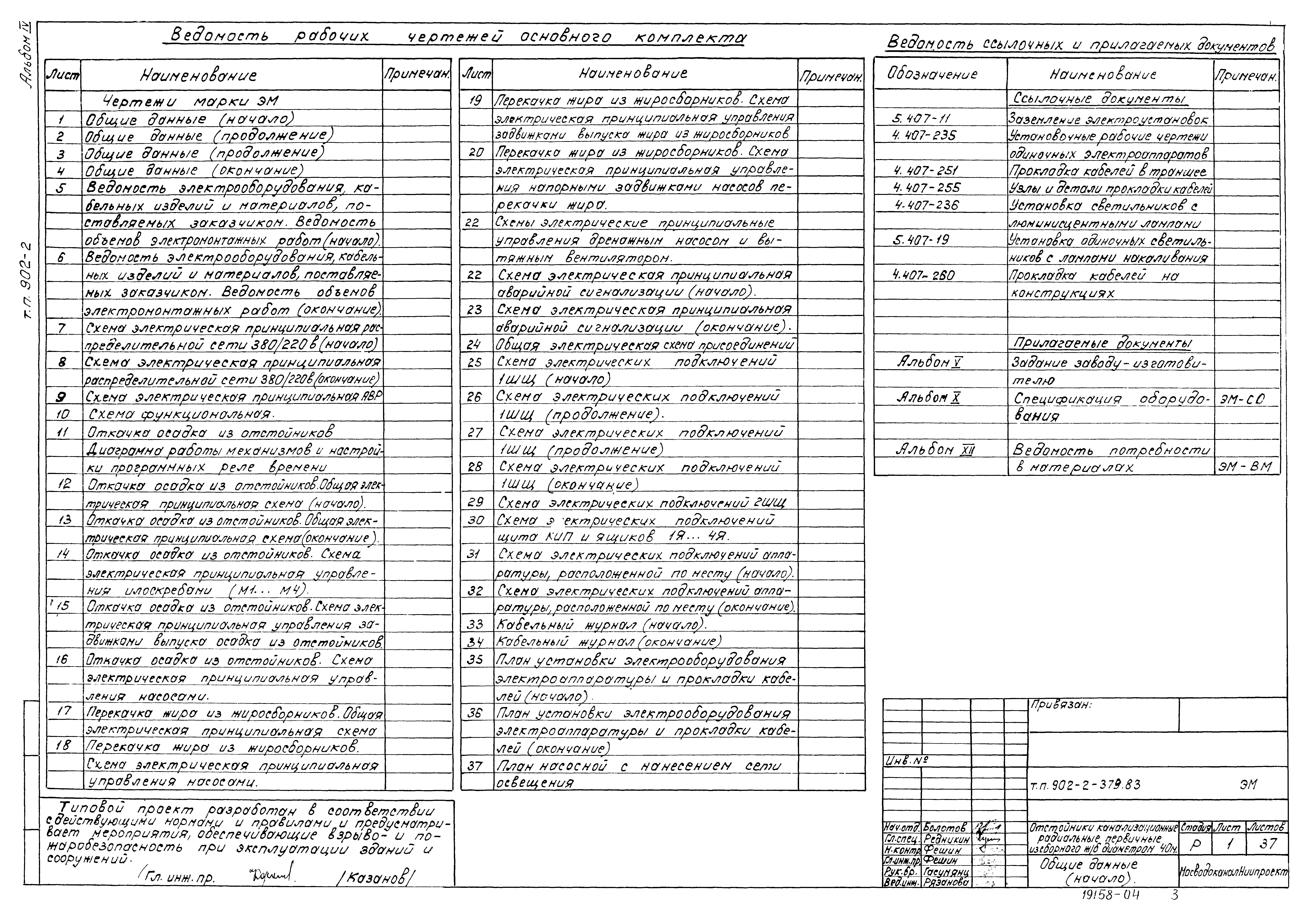 Типовой проект 902-2-379.83