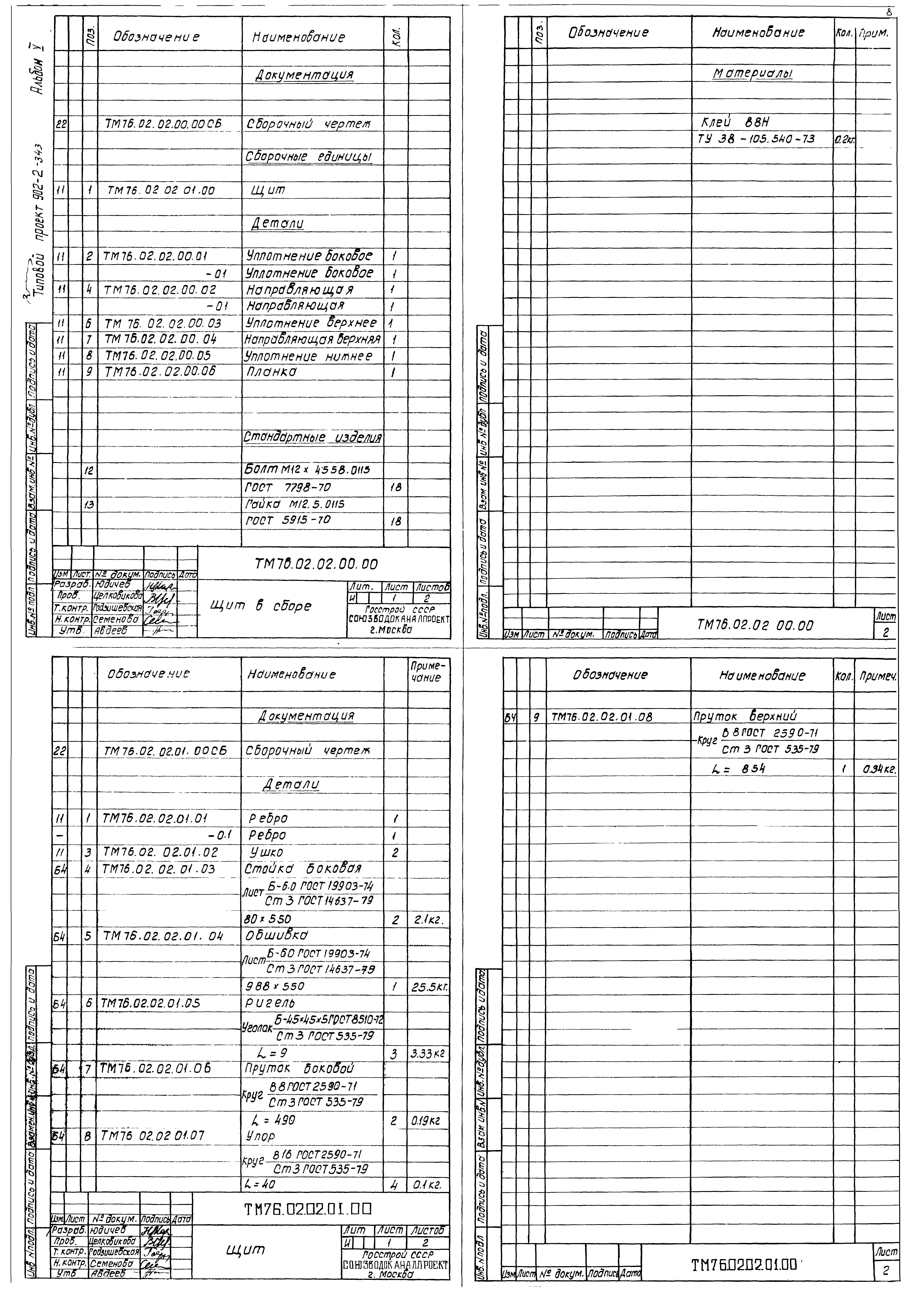 Типовой проект 902-2-343