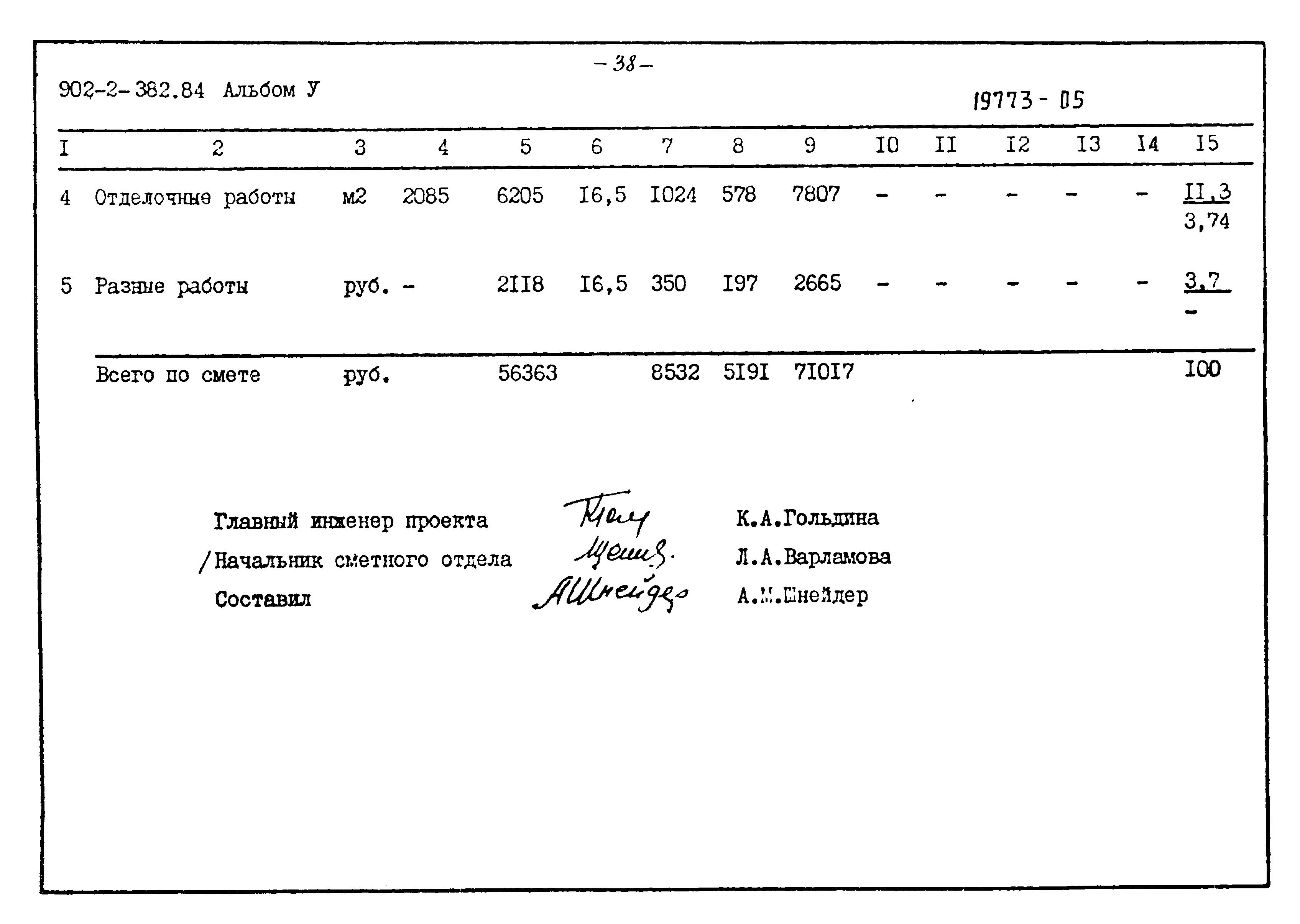 Типовой проект 902-2-382.84