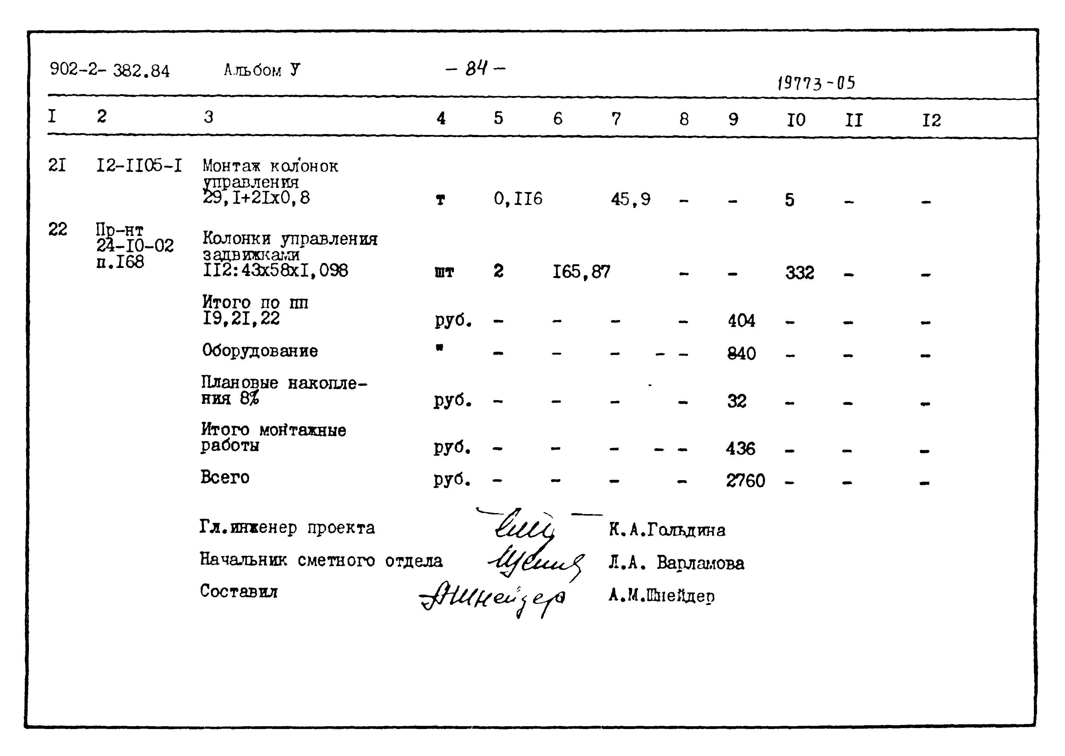 Типовой проект 902-2-382.84