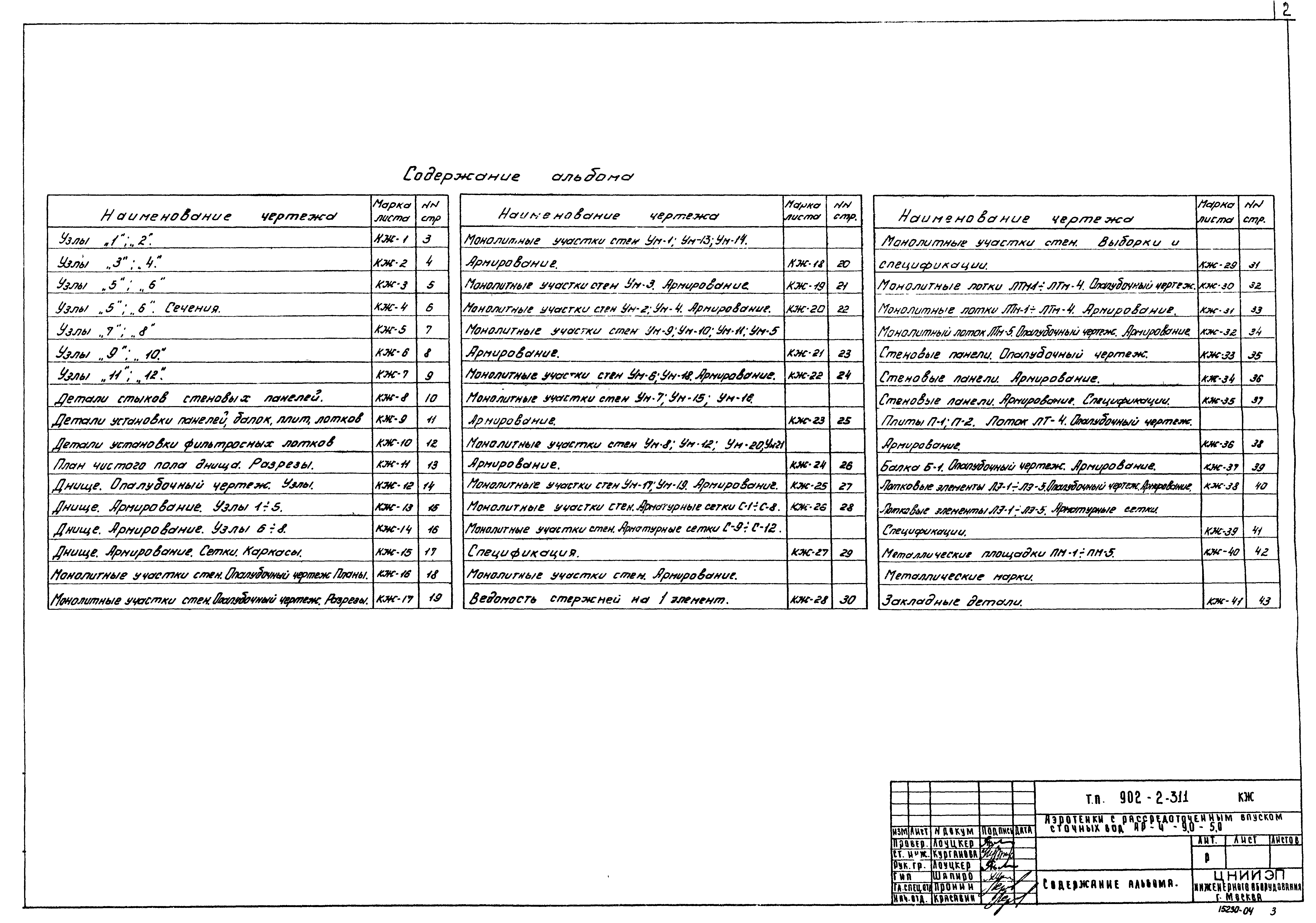 Типовой проект 902-2-311