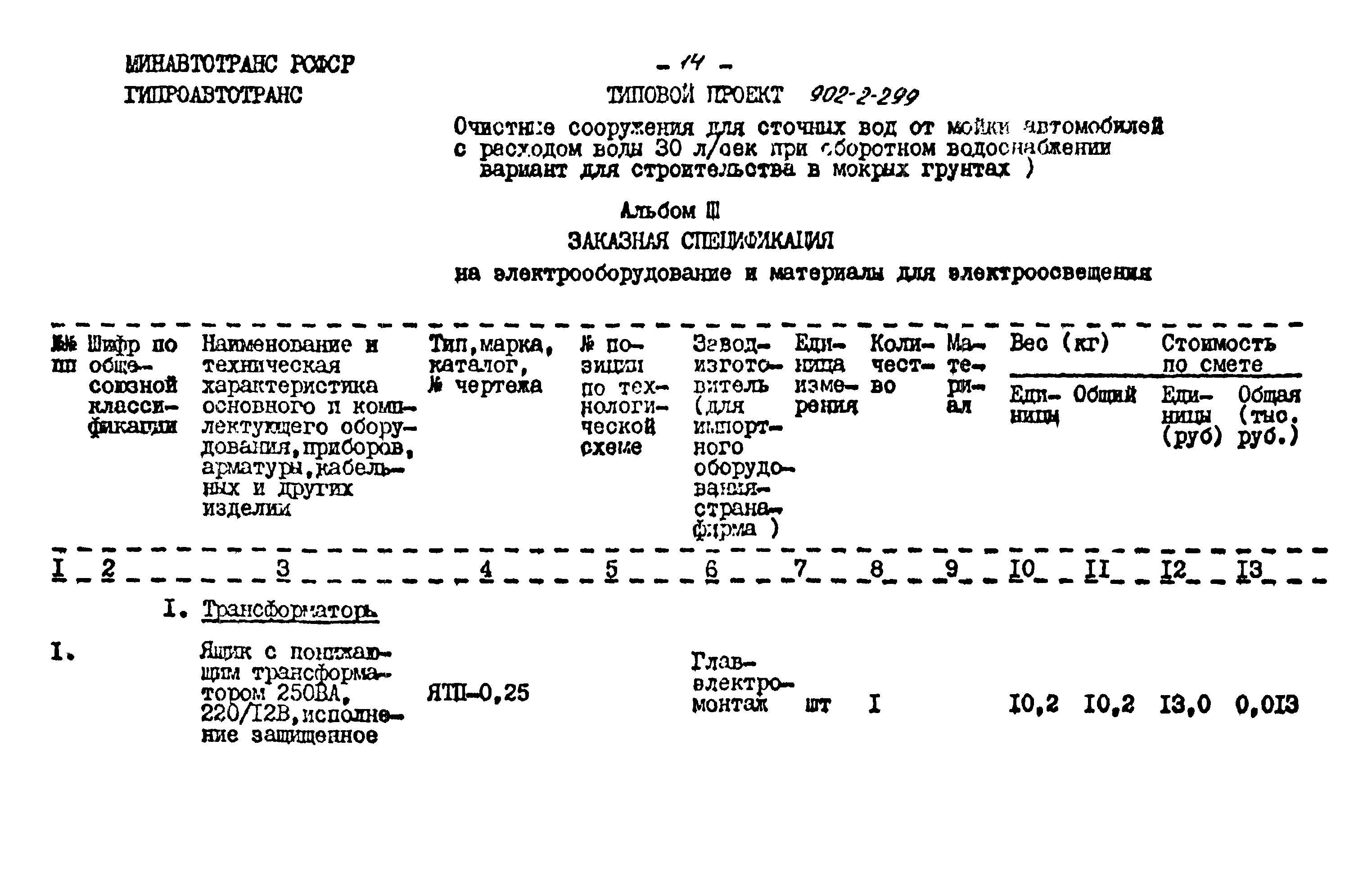 Типовой проект 902-2-299