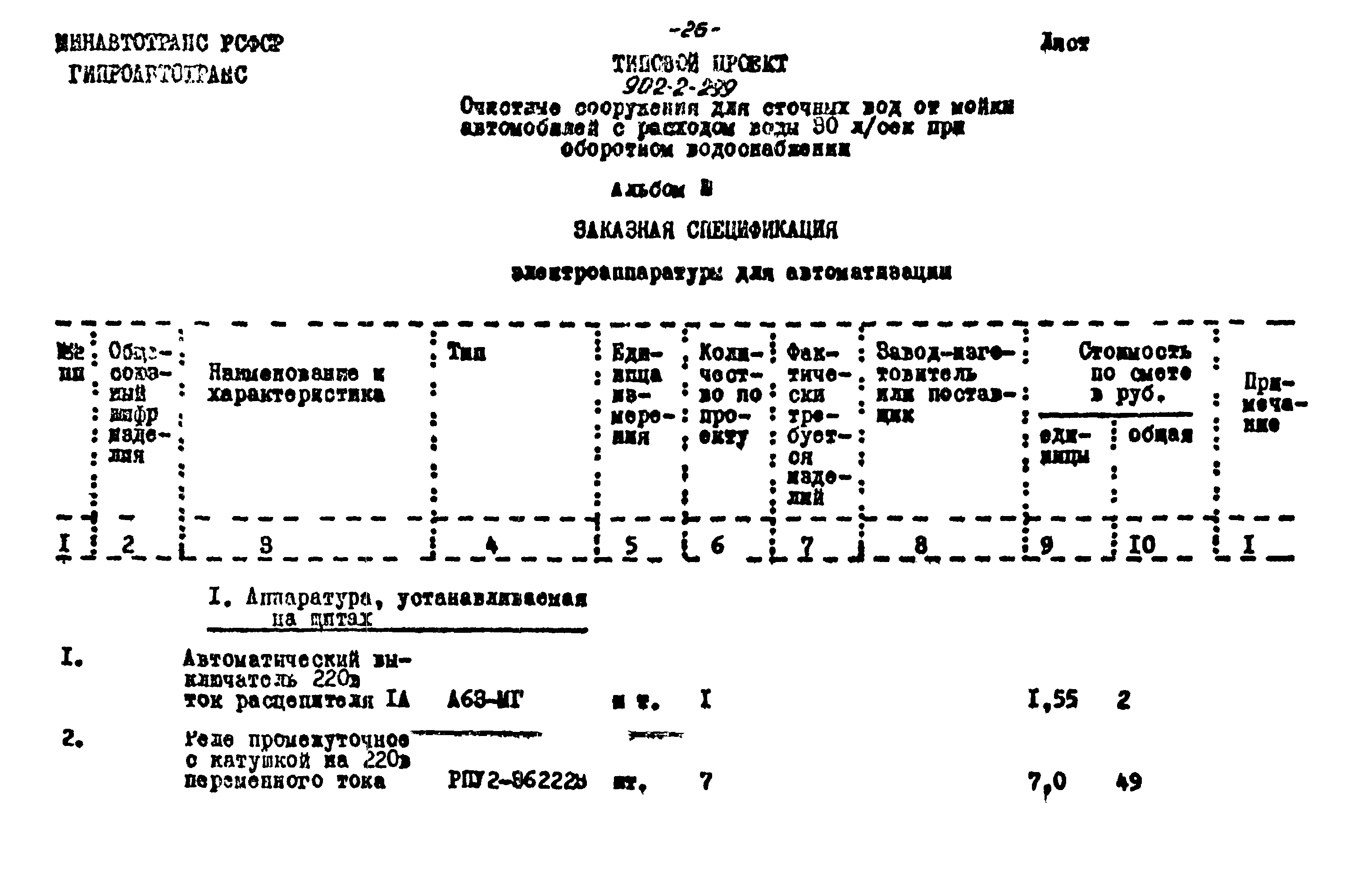 Типовой проект 902-2-299