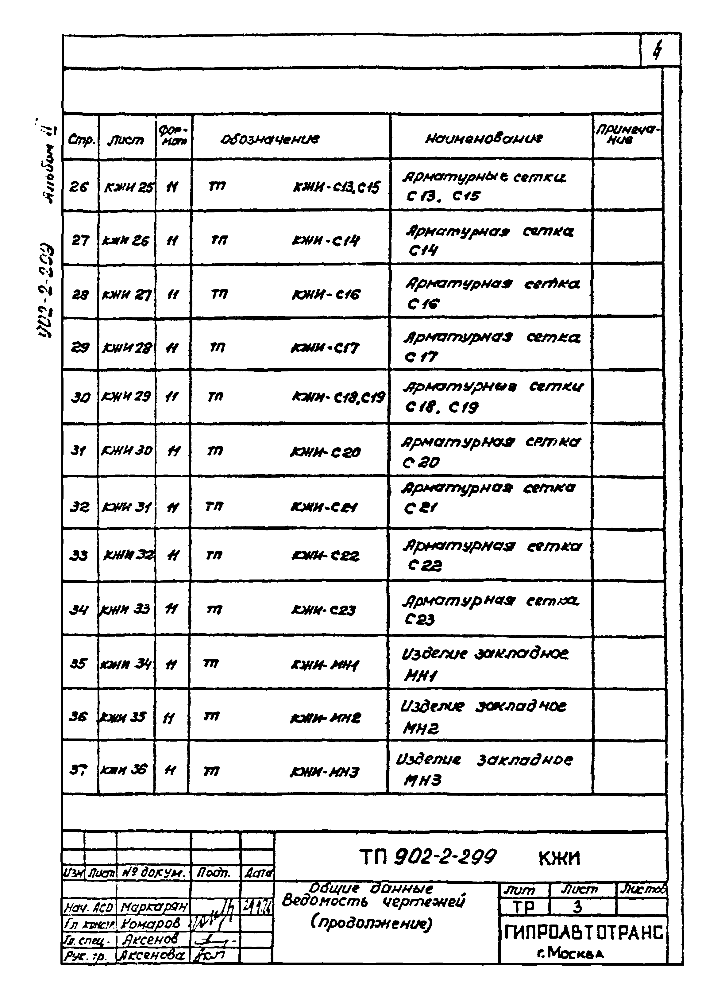 Типовой проект 902-2-299