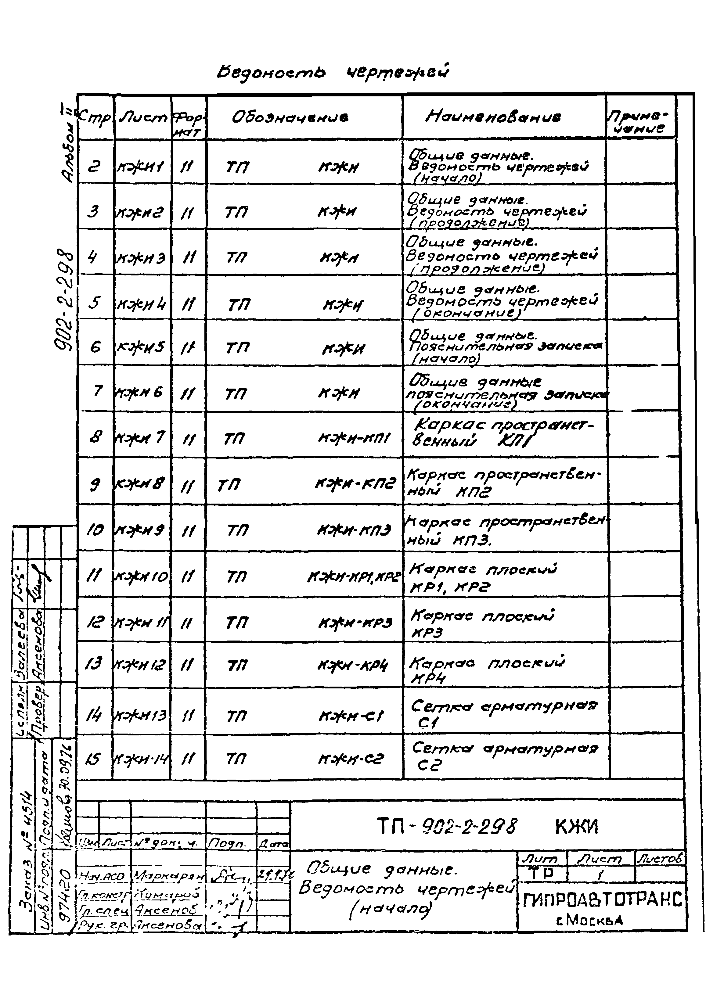 Типовой проект 902-2-298