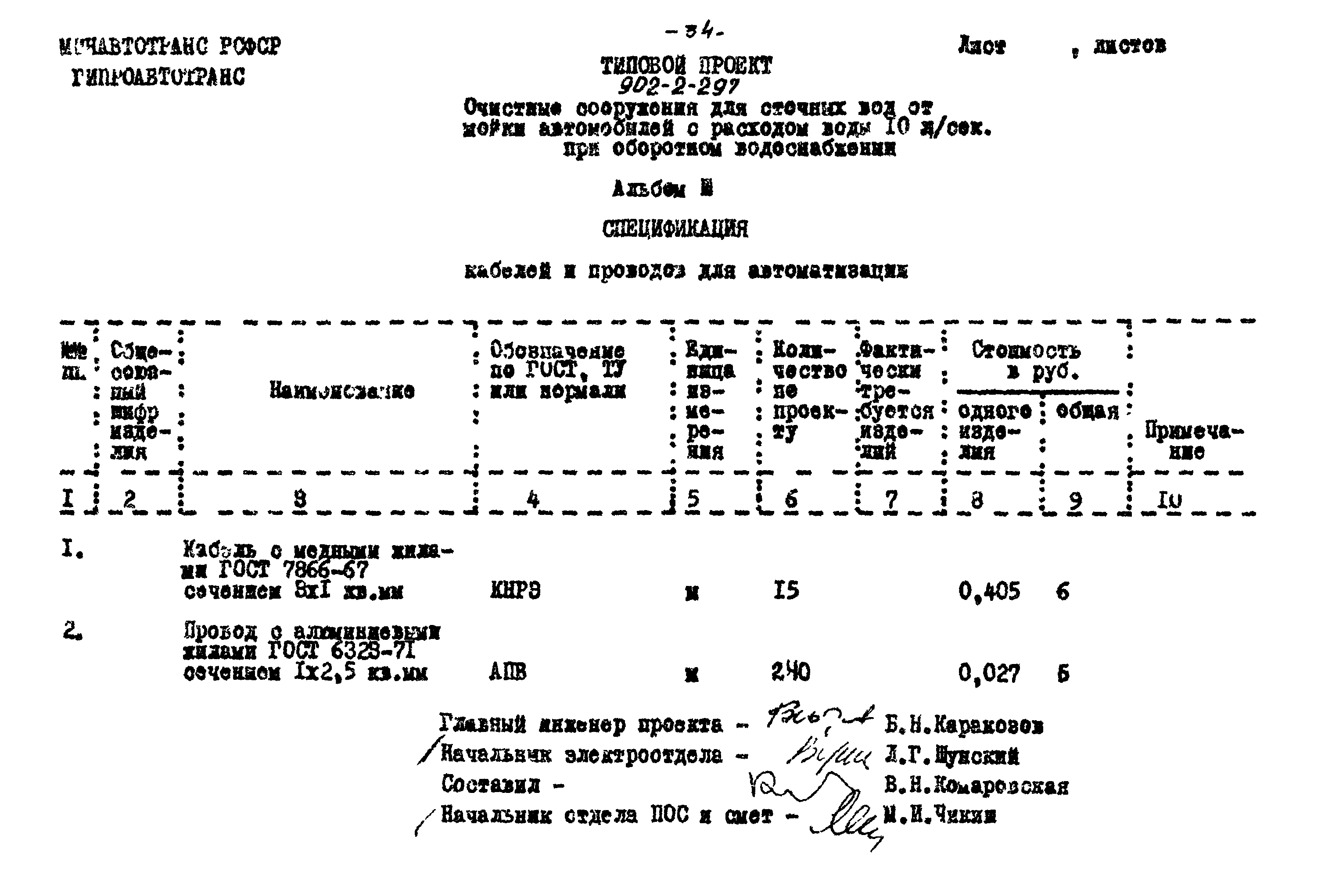 Типовой проект 902-2-297