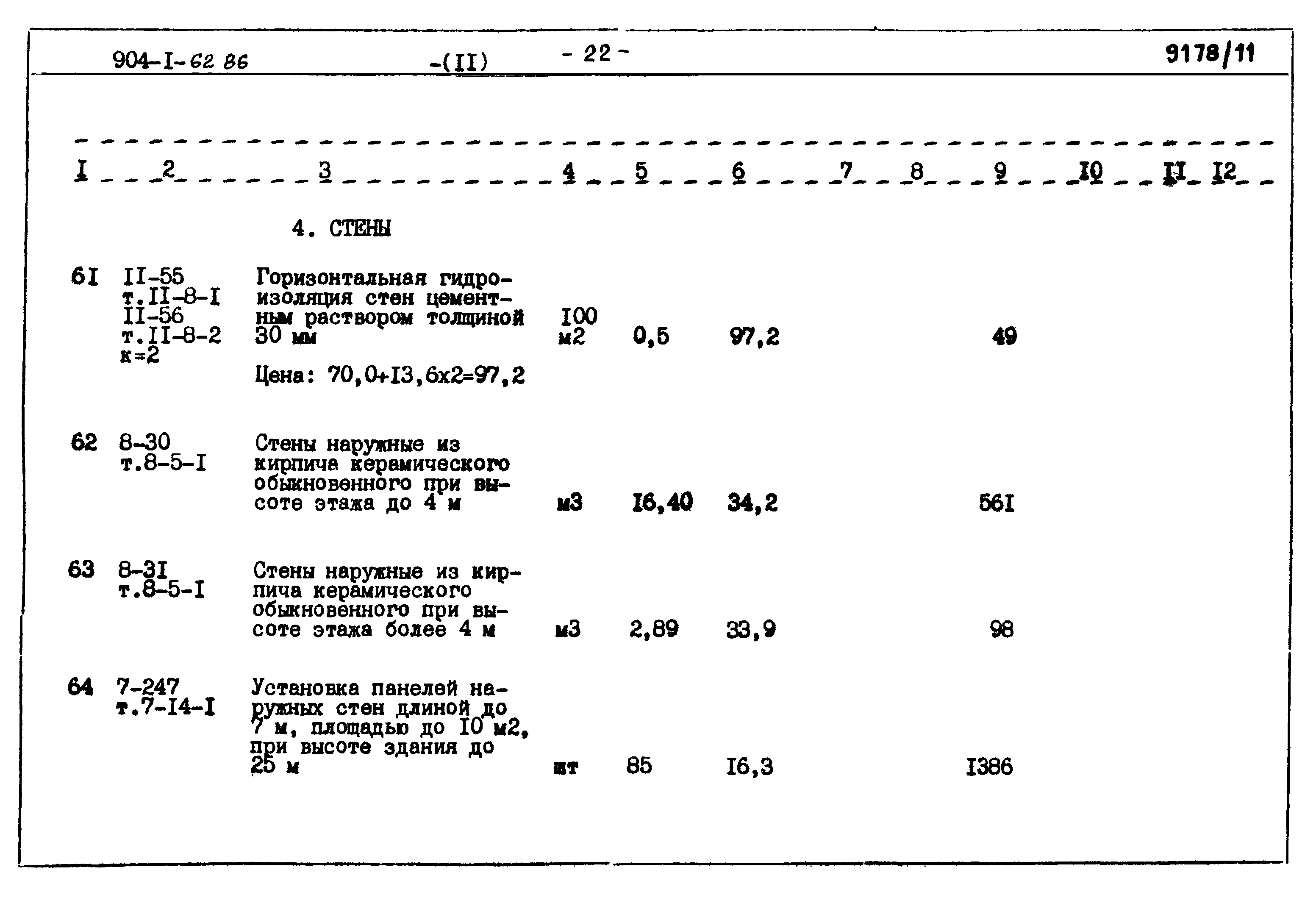 Типовой проект 904-1-62.86