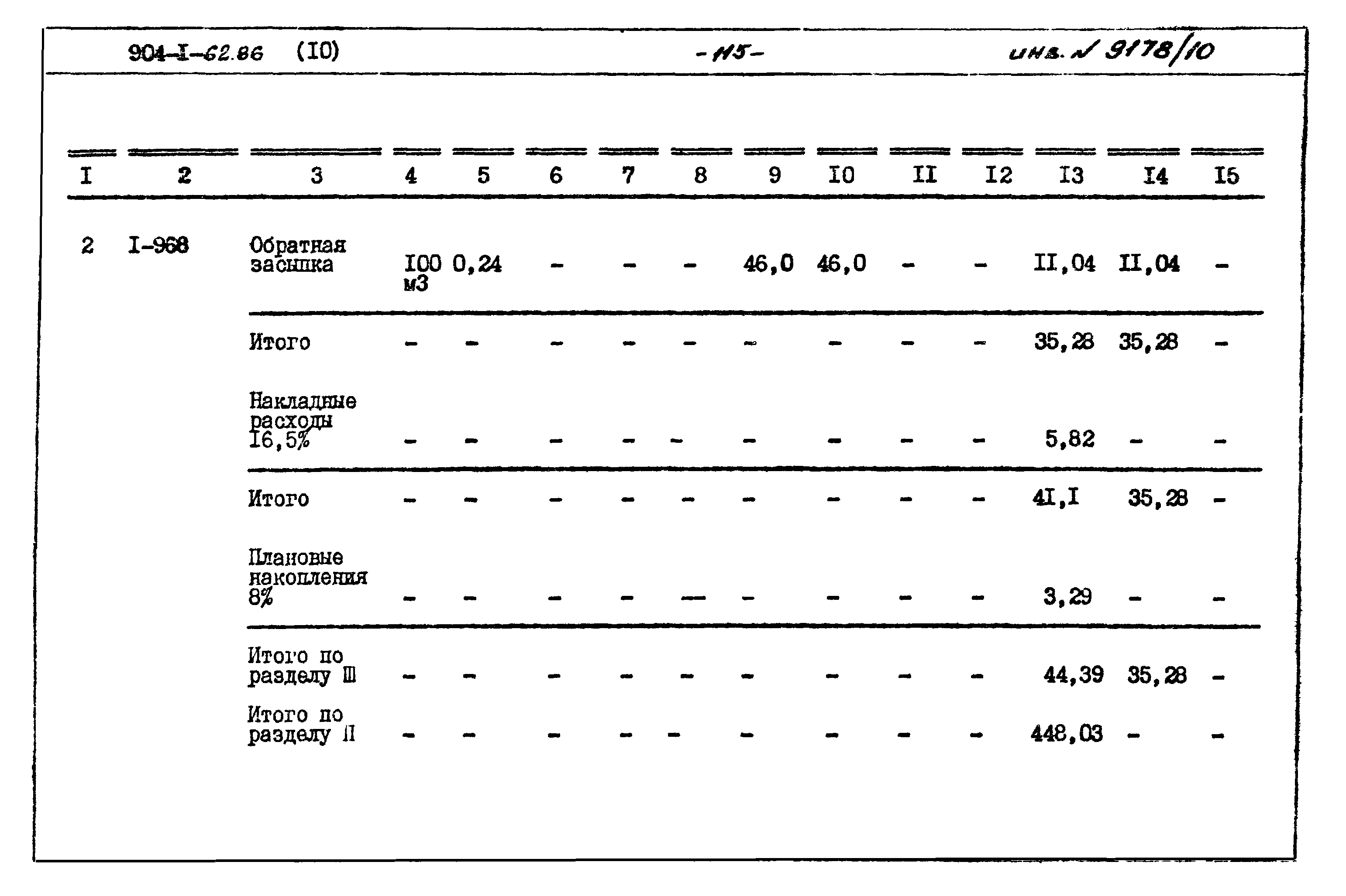 Типовой проект 904-1-62.86