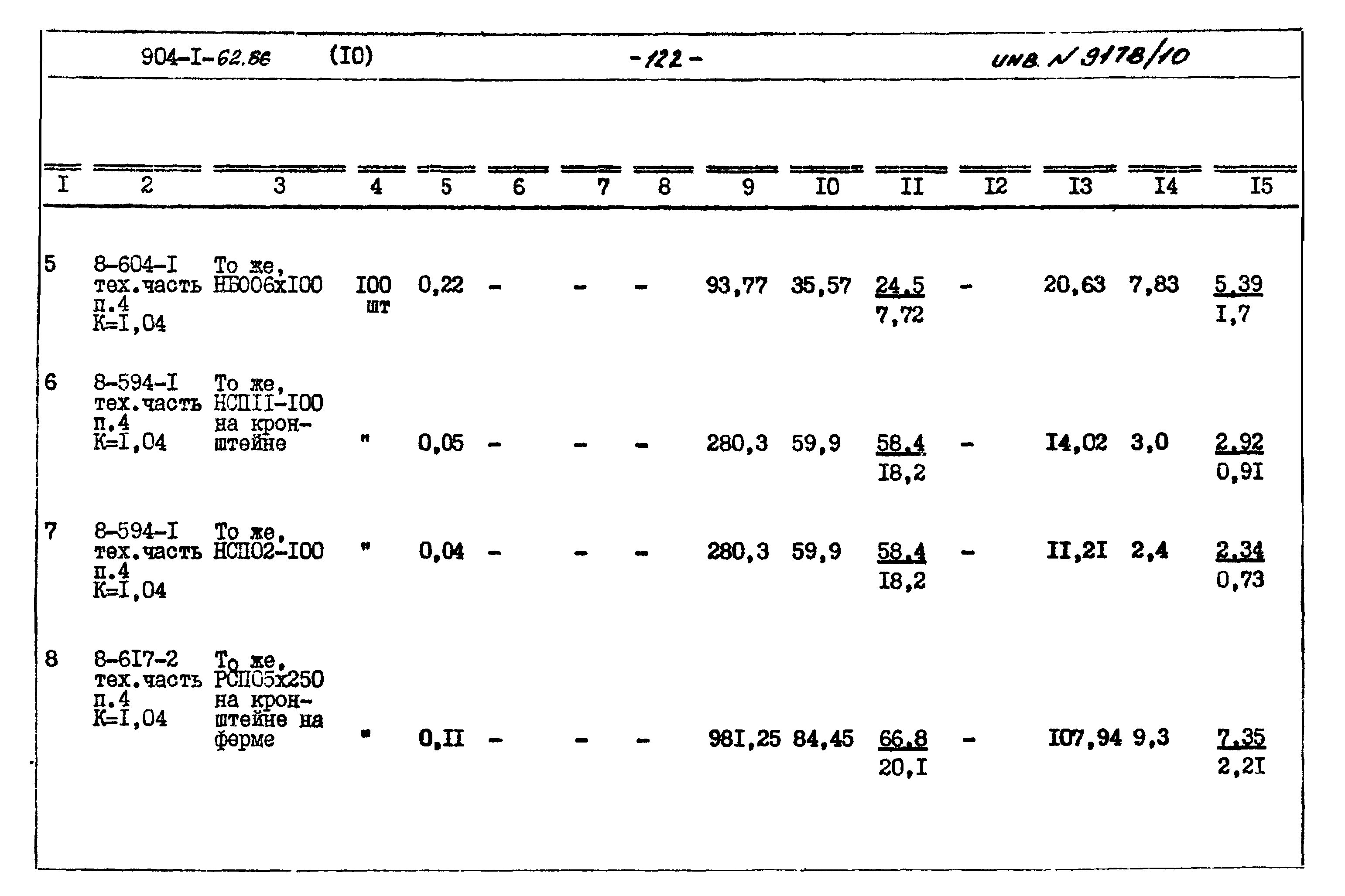 Типовой проект 904-1-62.86