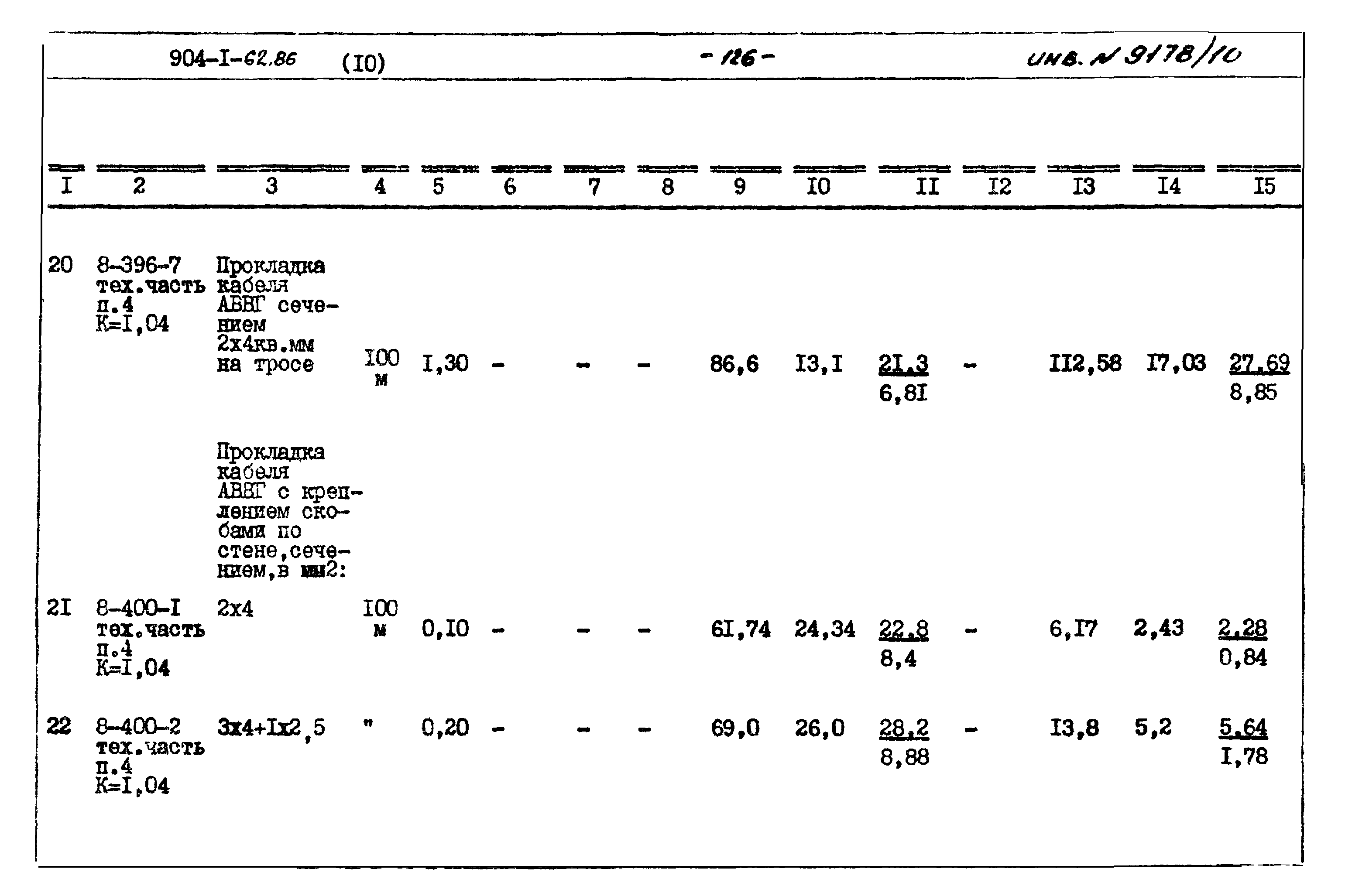 Типовой проект 904-1-62.86