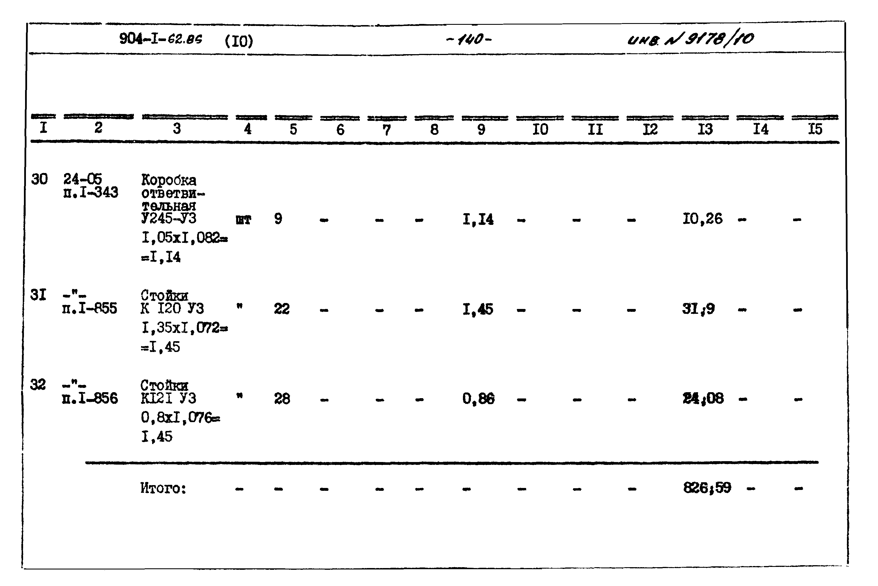 Типовой проект 904-1-62.86