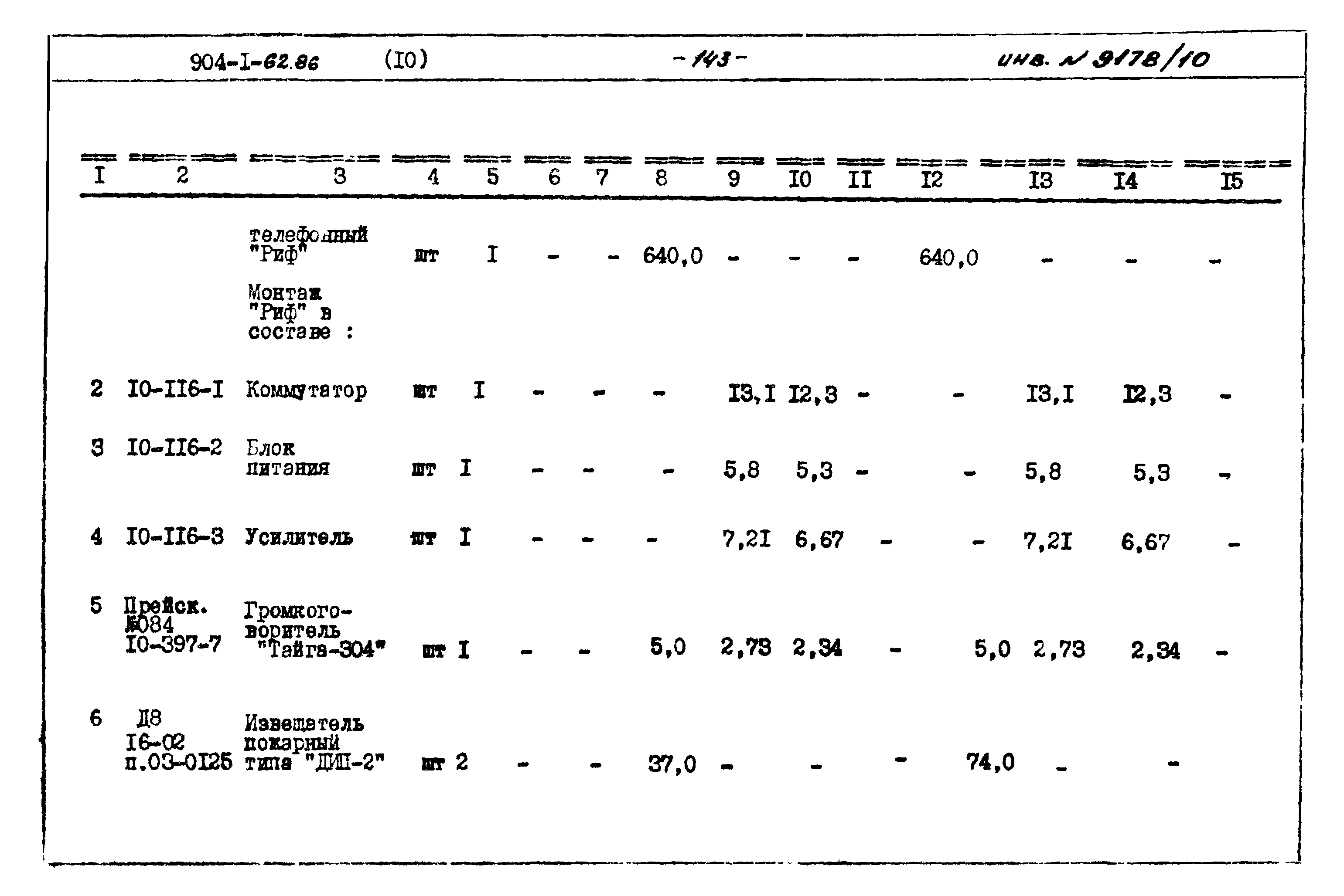 Типовой проект 904-1-62.86