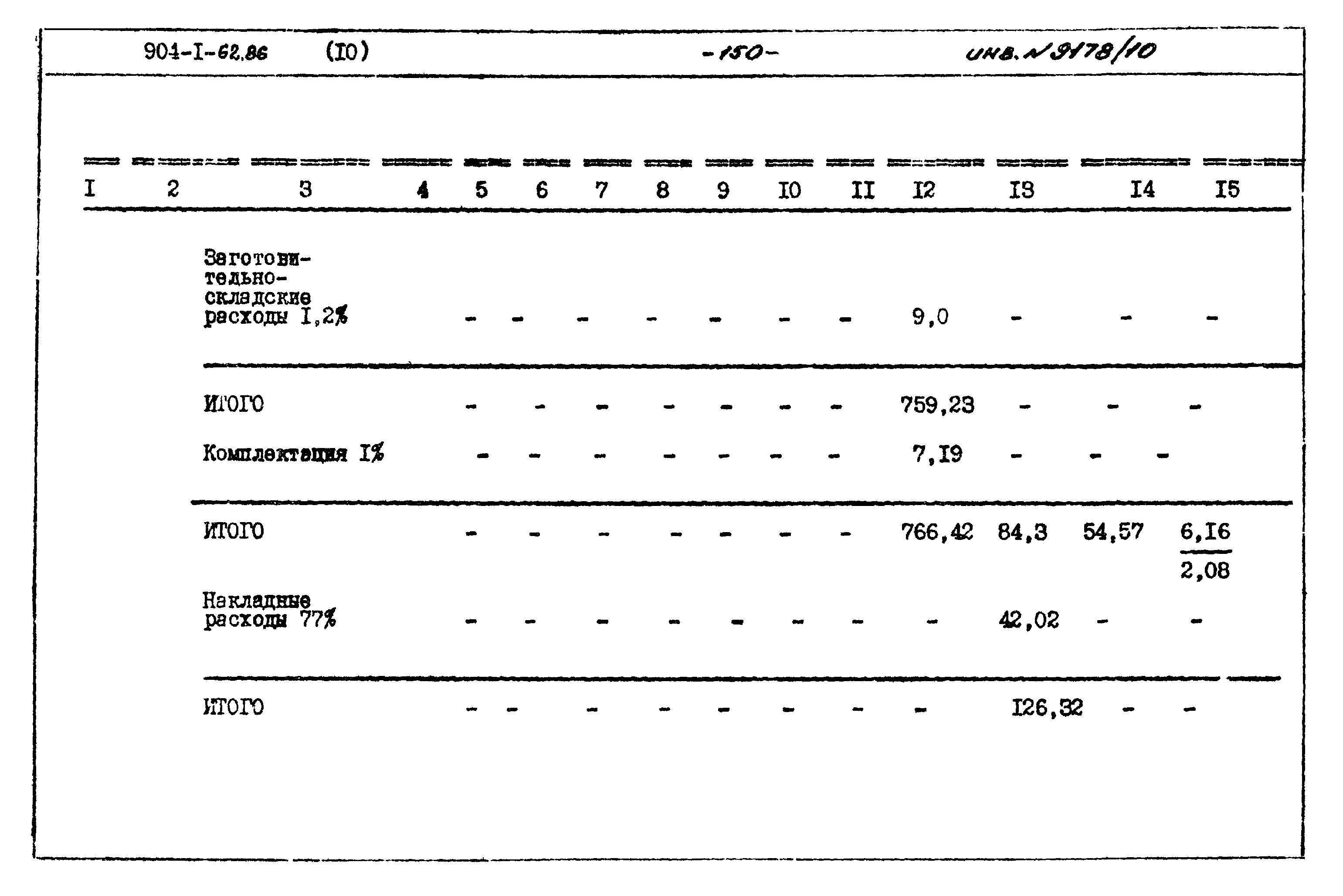 Типовой проект 904-1-62.86