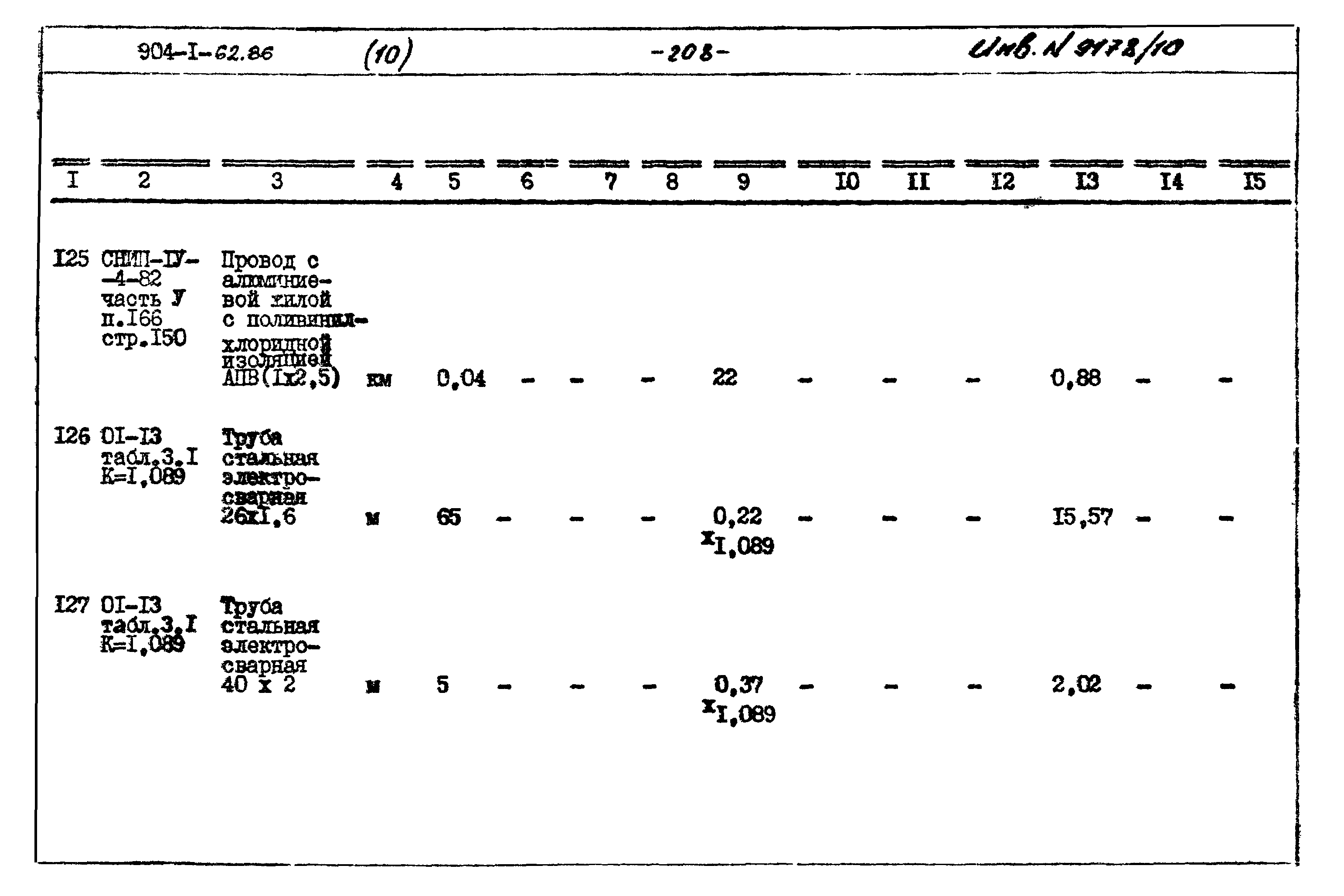 Типовой проект 904-1-62.86