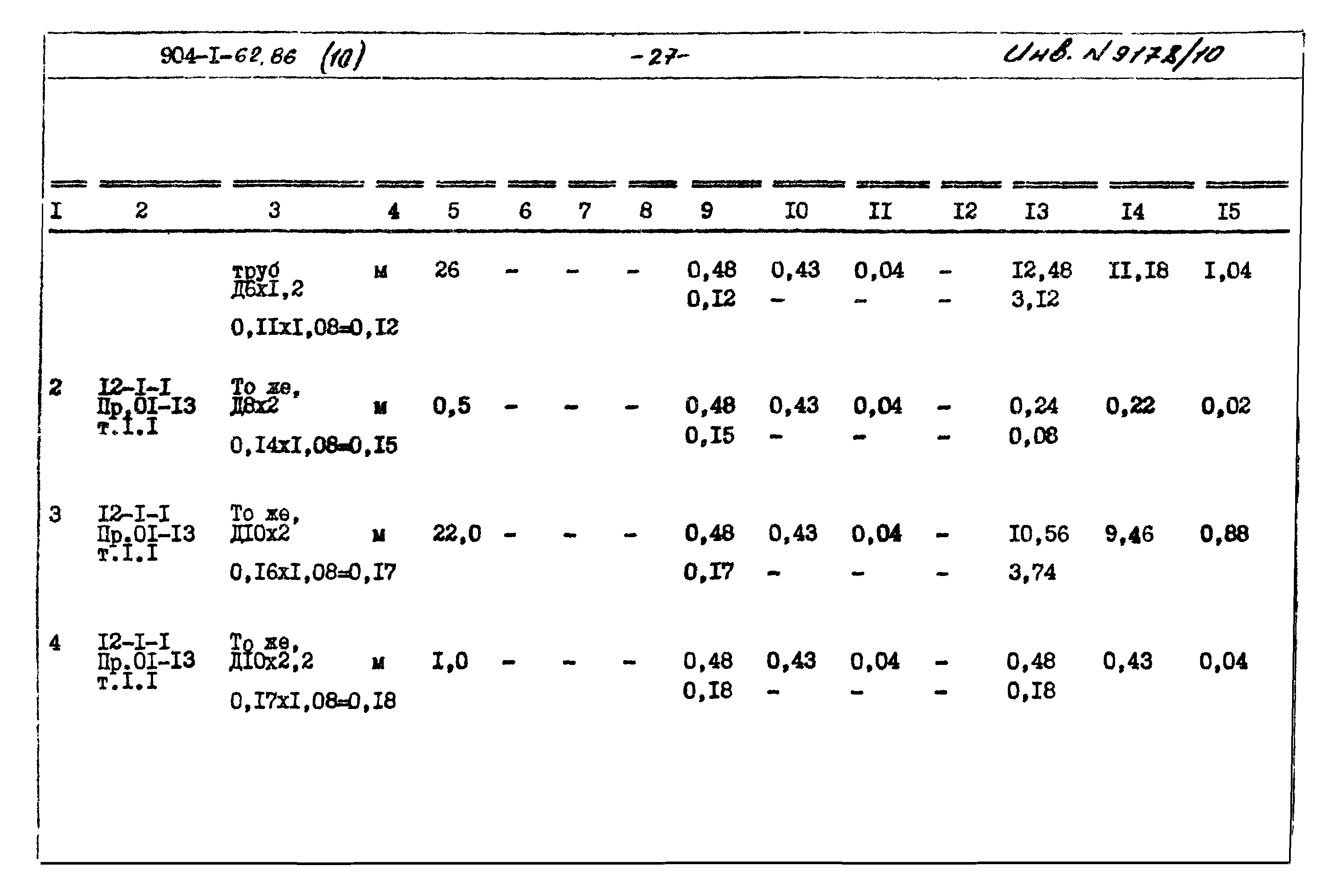 Типовой проект 904-1-62.86