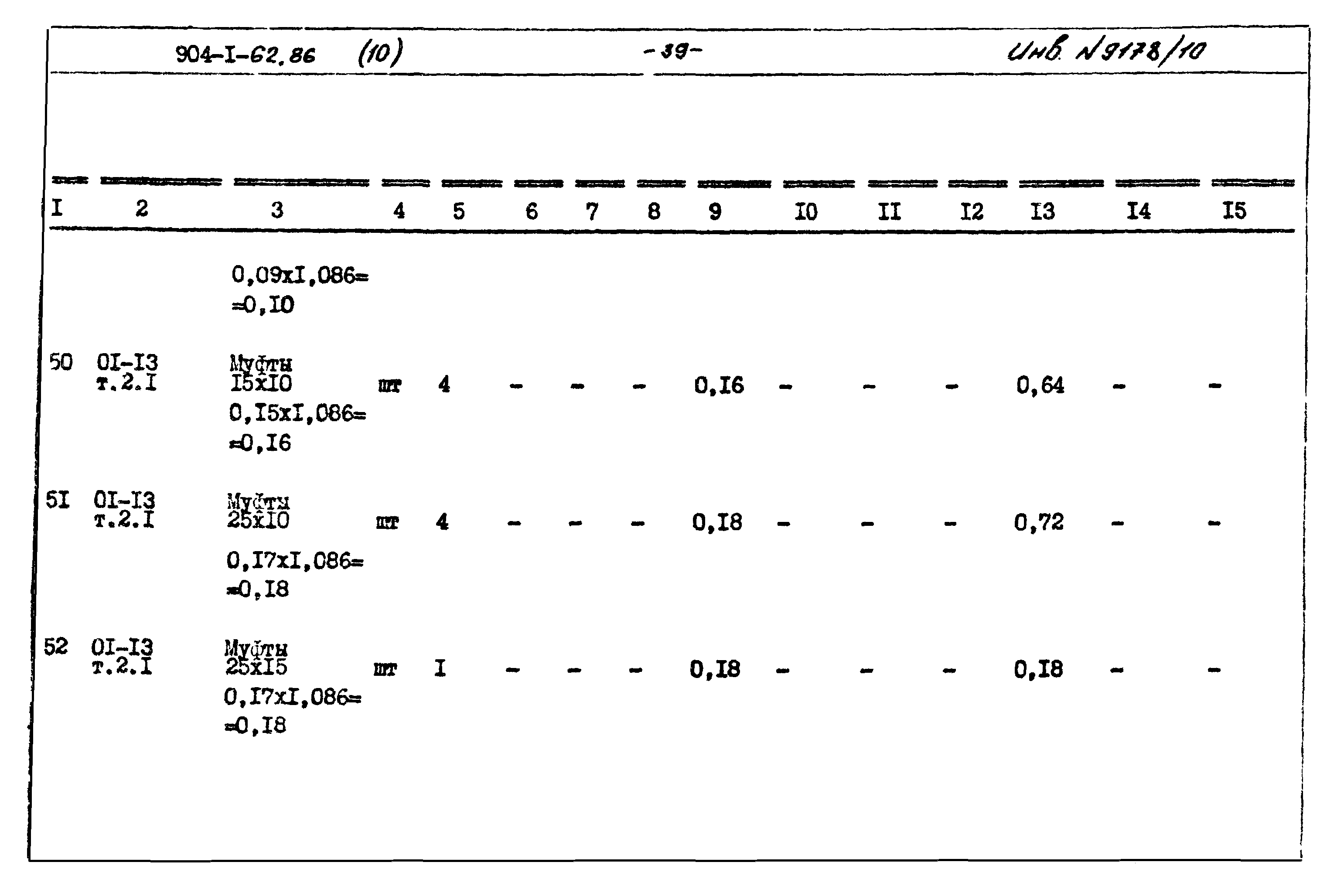 Типовой проект 904-1-62.86