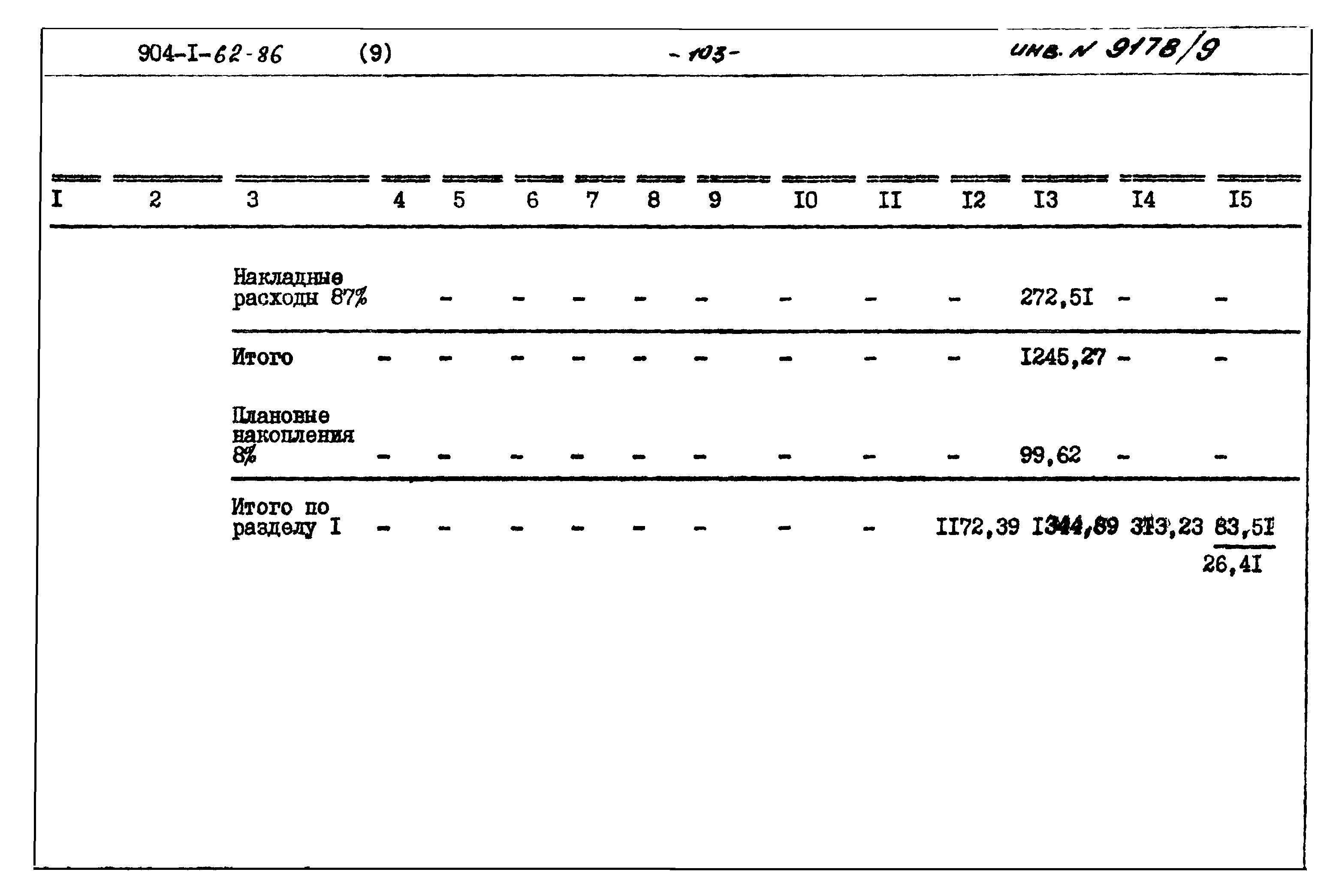 Типовой проект 904-1-62.86