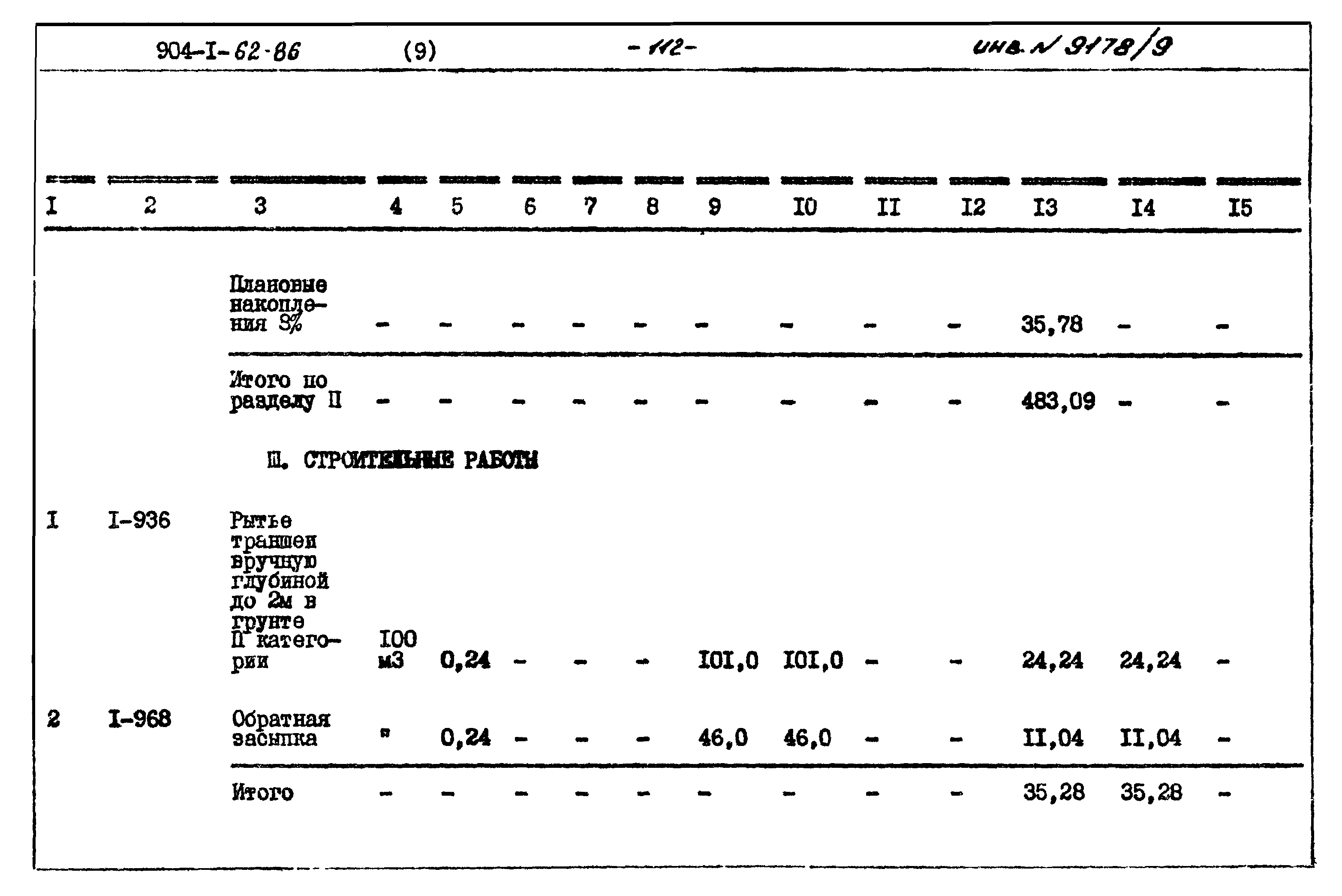 Типовой проект 904-1-62.86