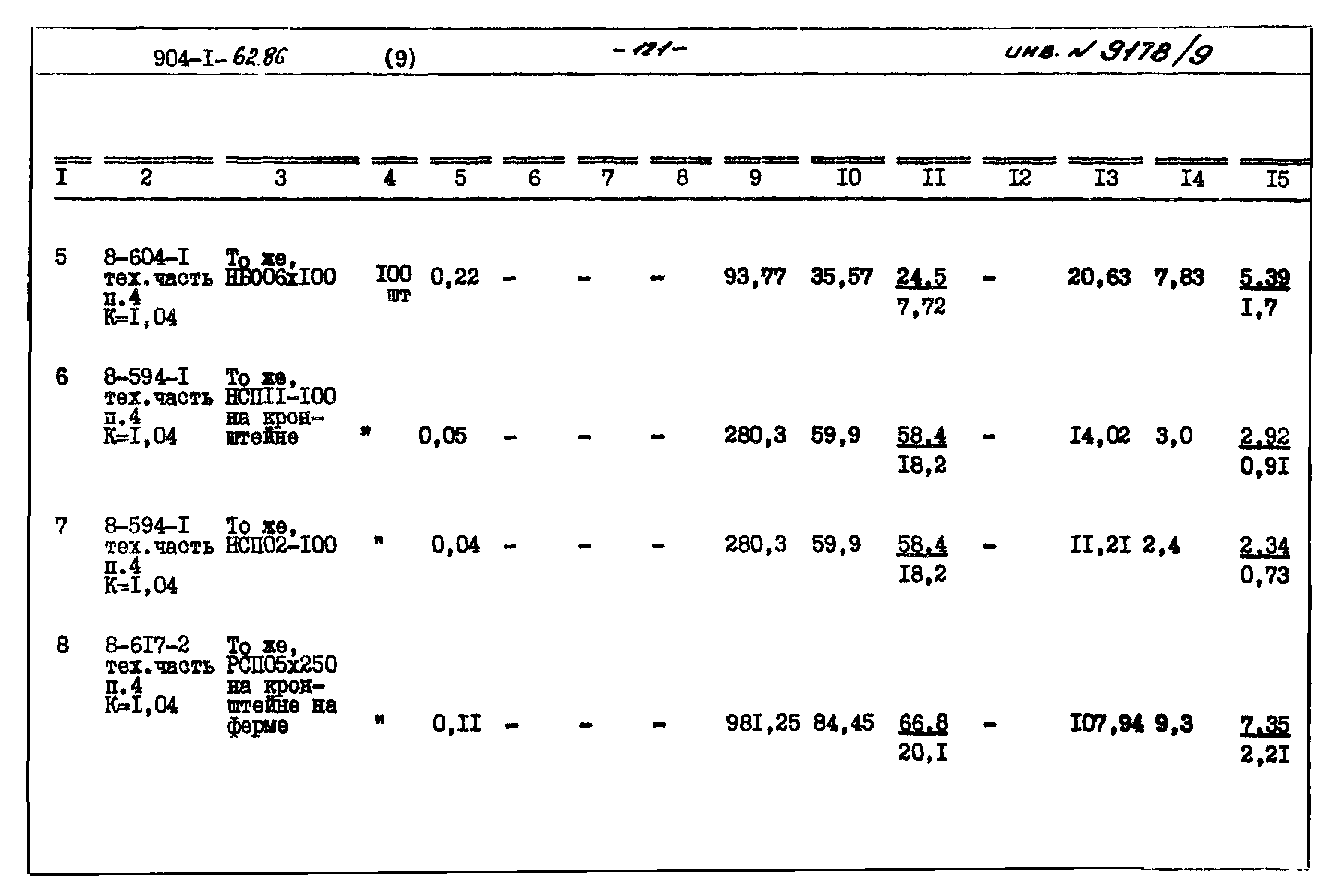 Типовой проект 904-1-62.86