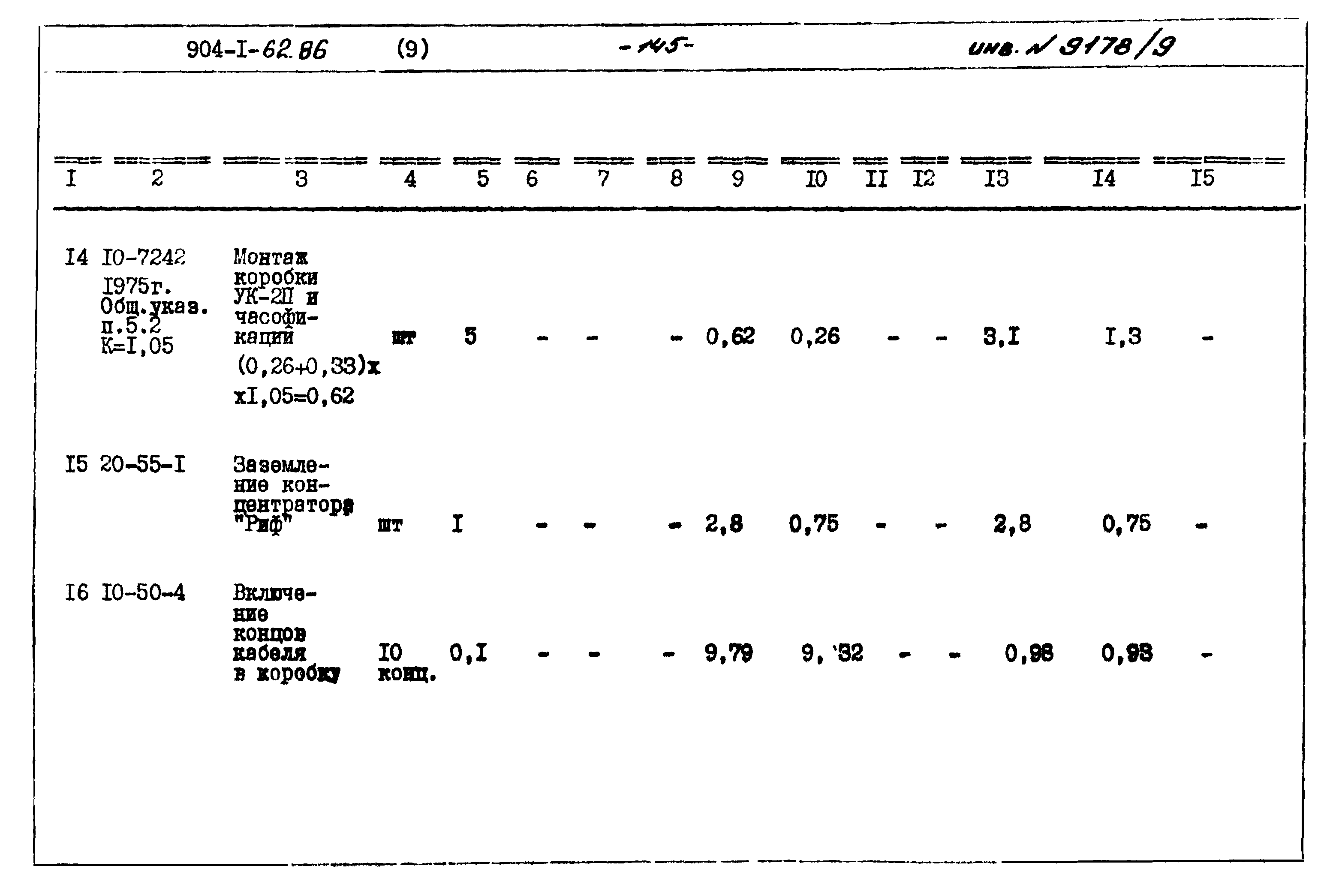 Типовой проект 904-1-62.86