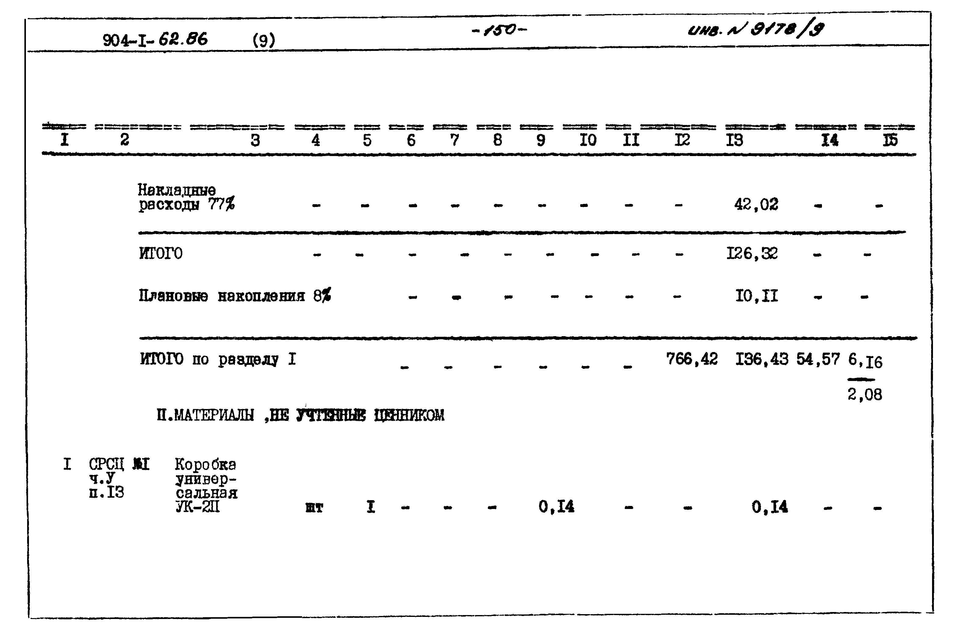 Типовой проект 904-1-62.86