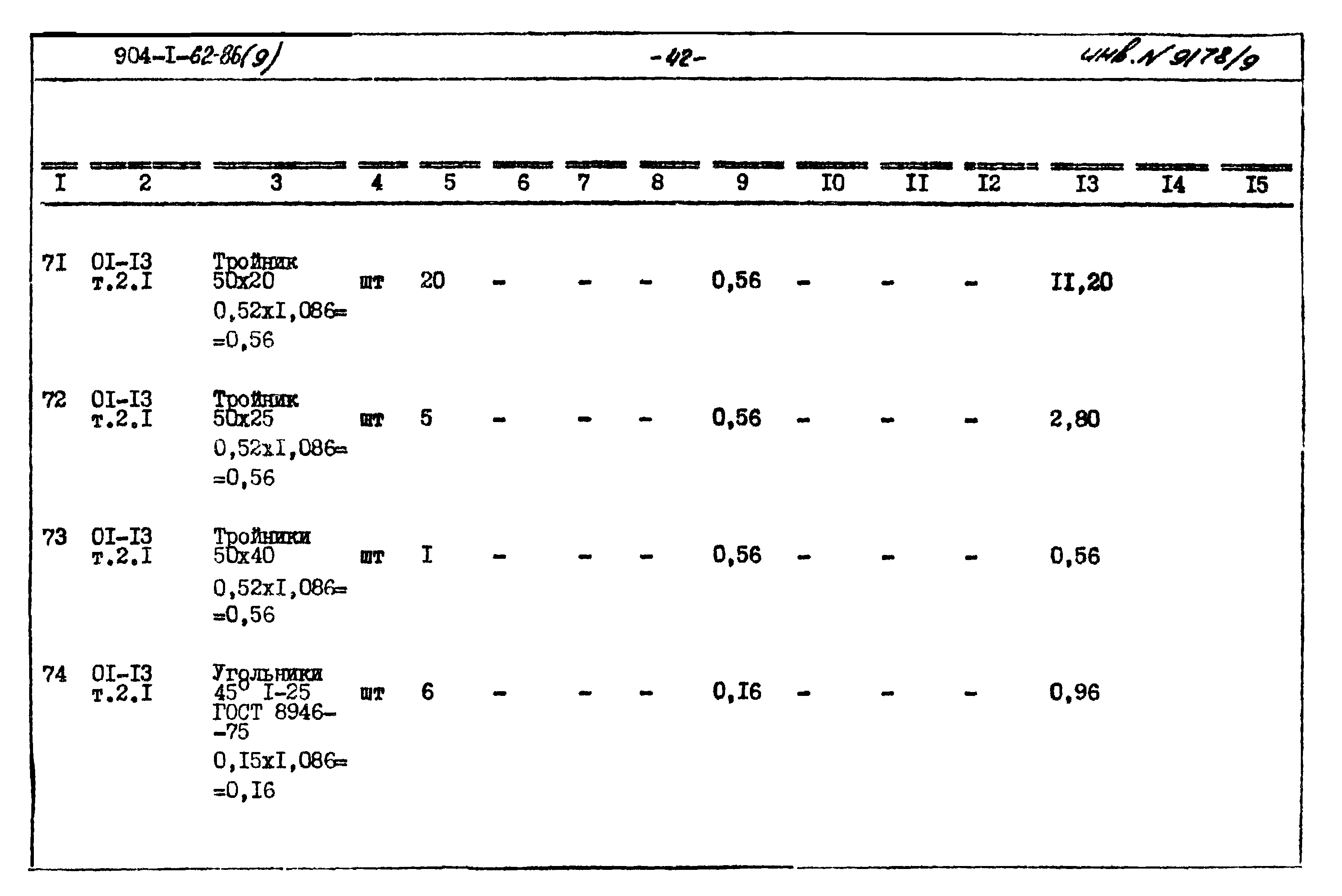 Типовой проект 904-1-62.86