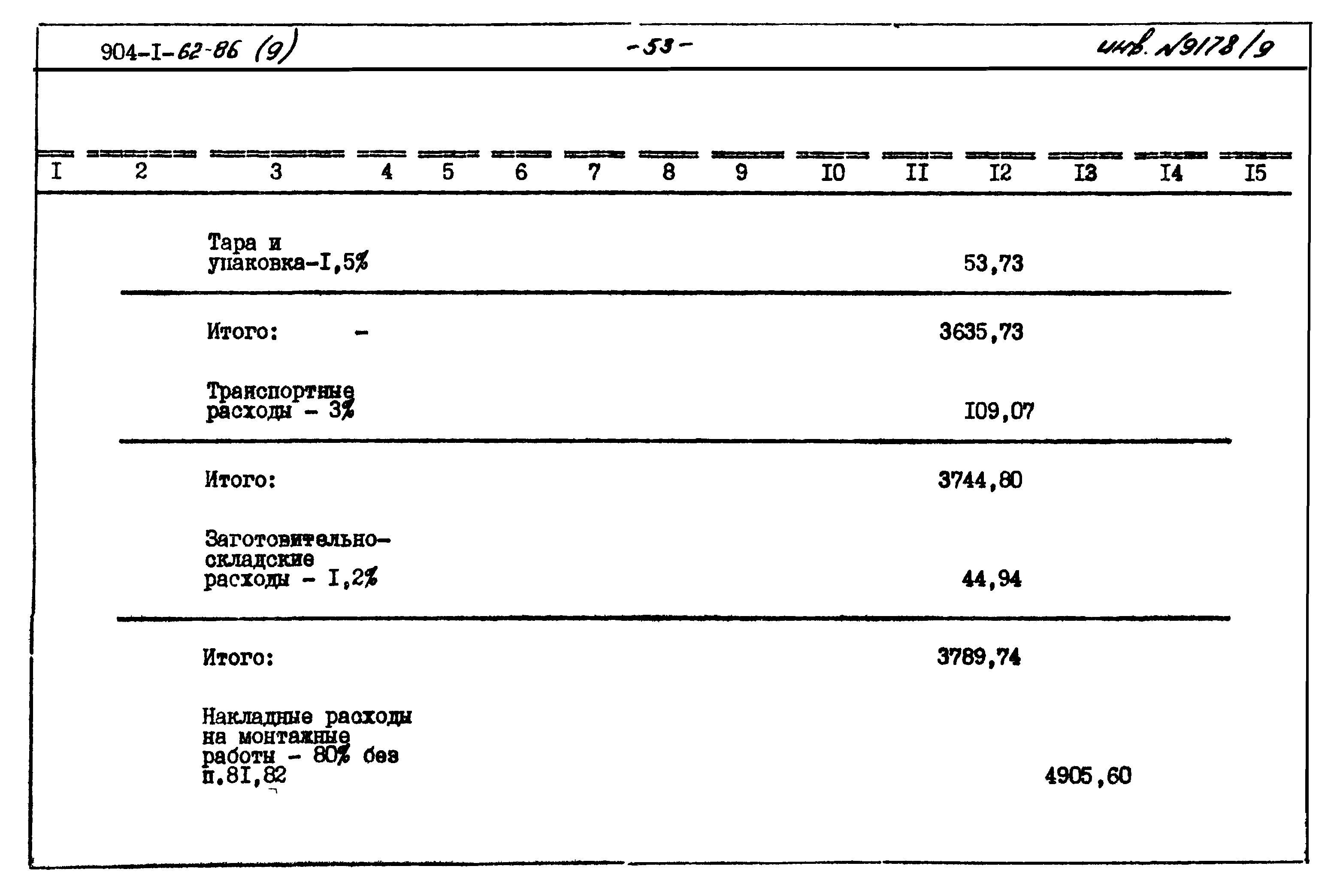 Типовой проект 904-1-62.86