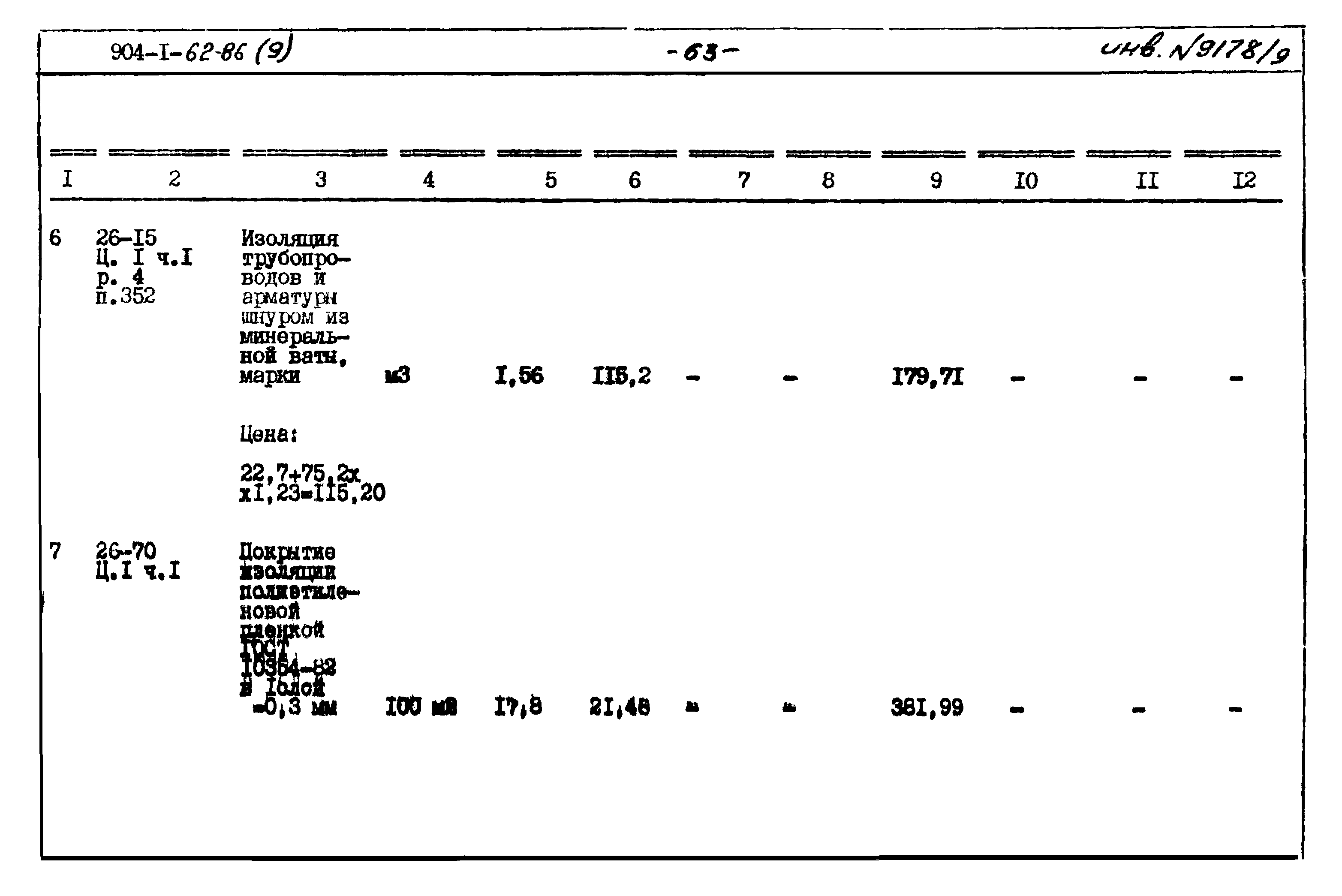 Типовой проект 904-1-62.86