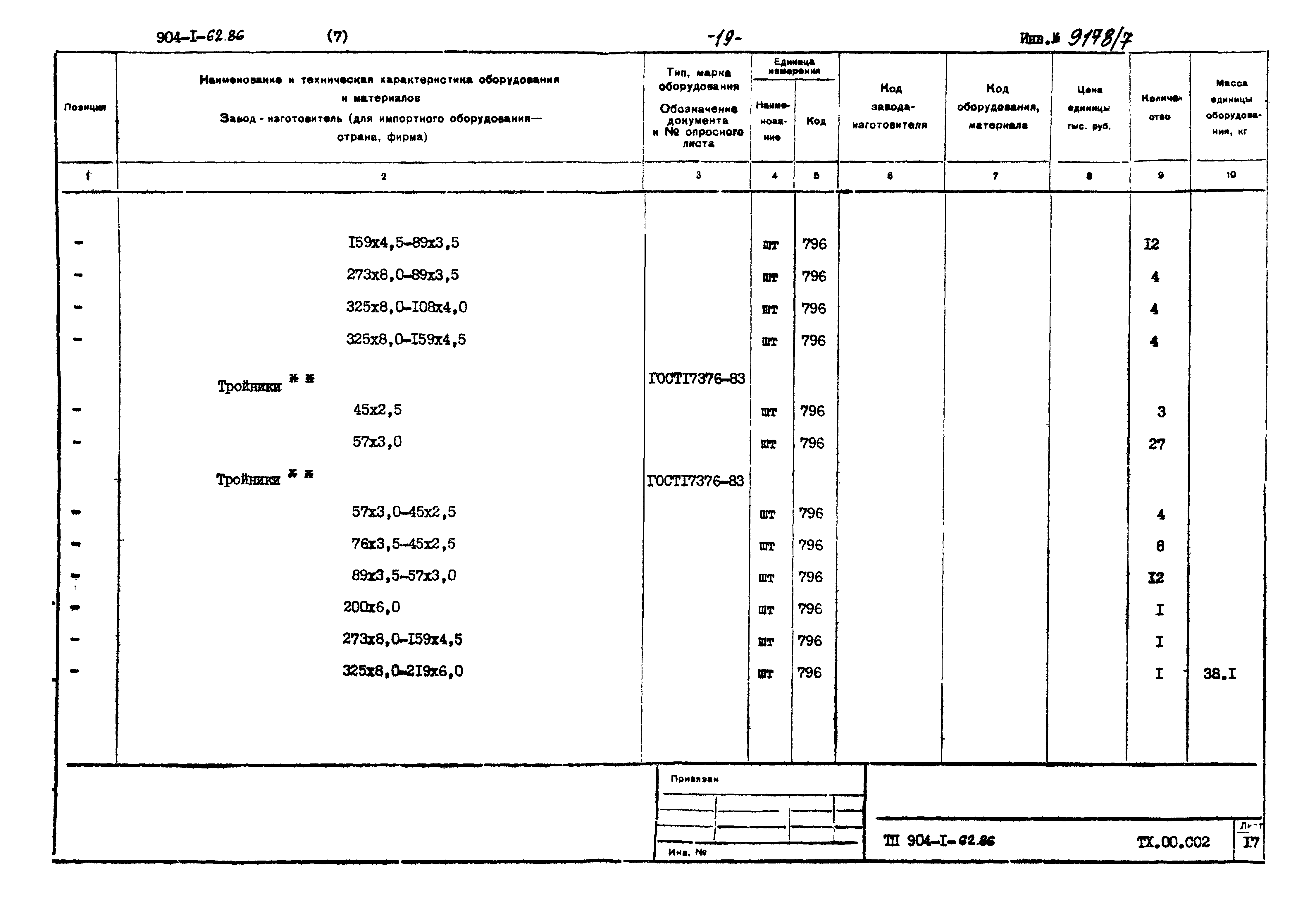 Типовой проект 904-1-62.86
