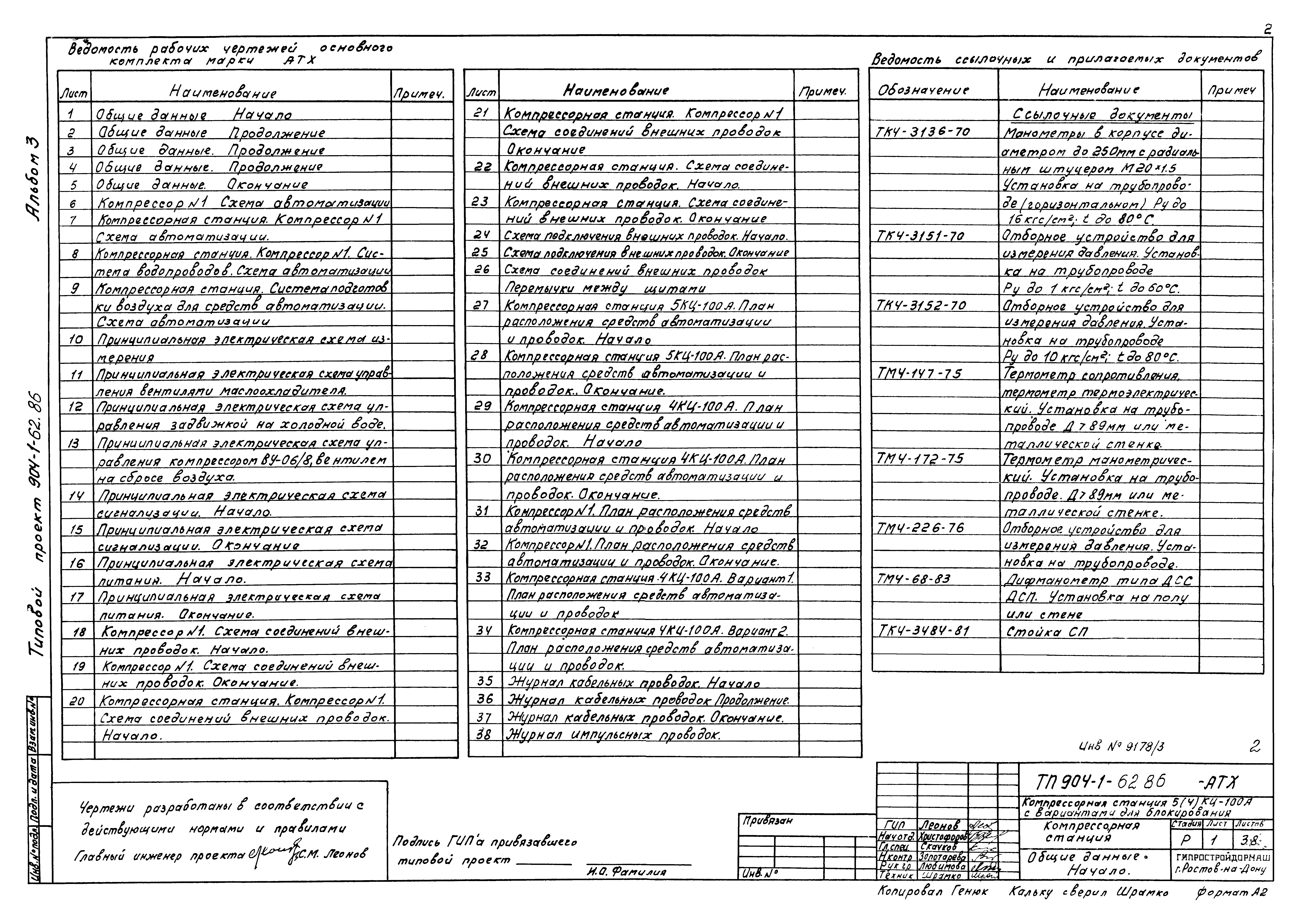 Типовой проект 904-1-62.86