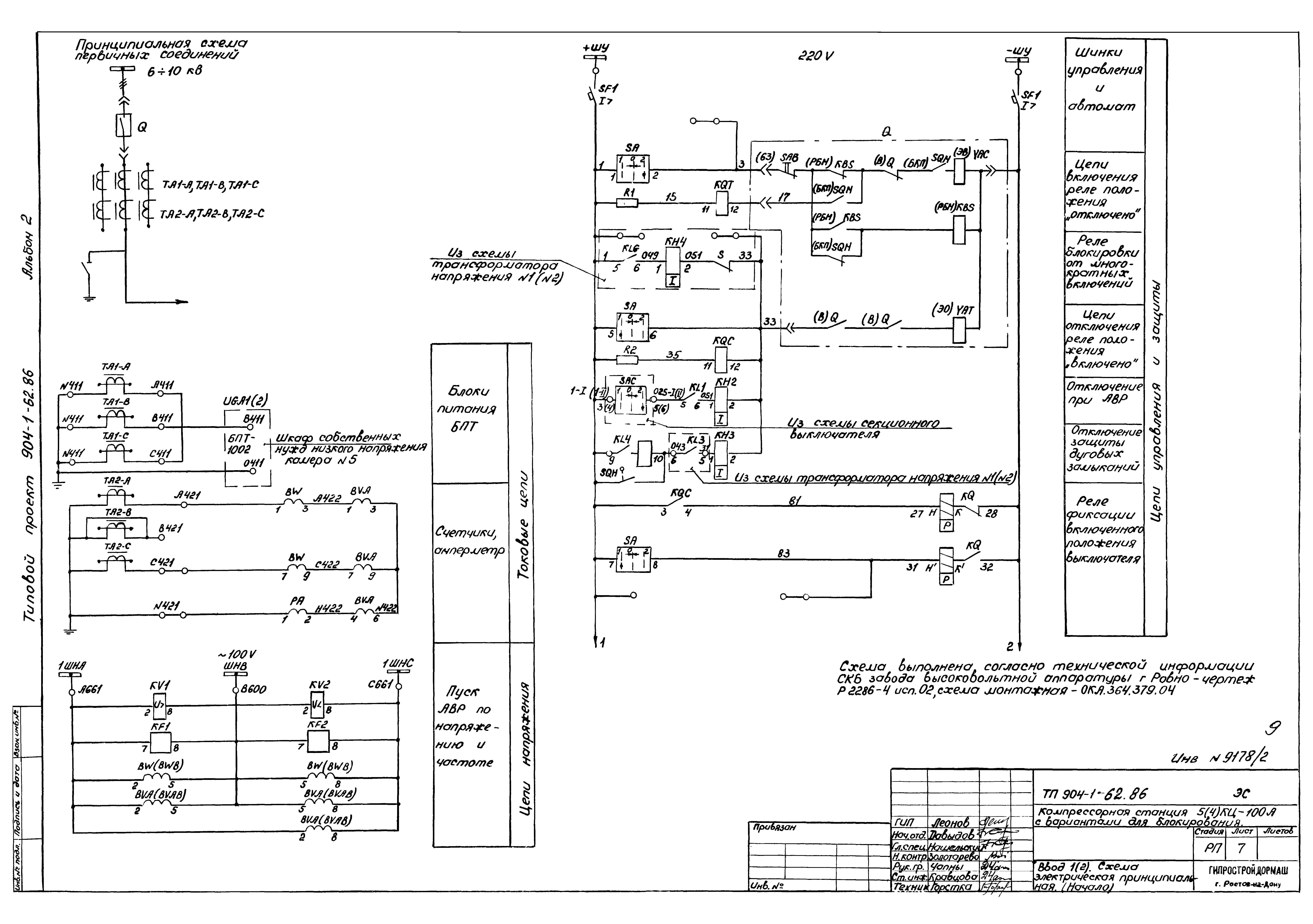 Типовой проект 904-1-62.86