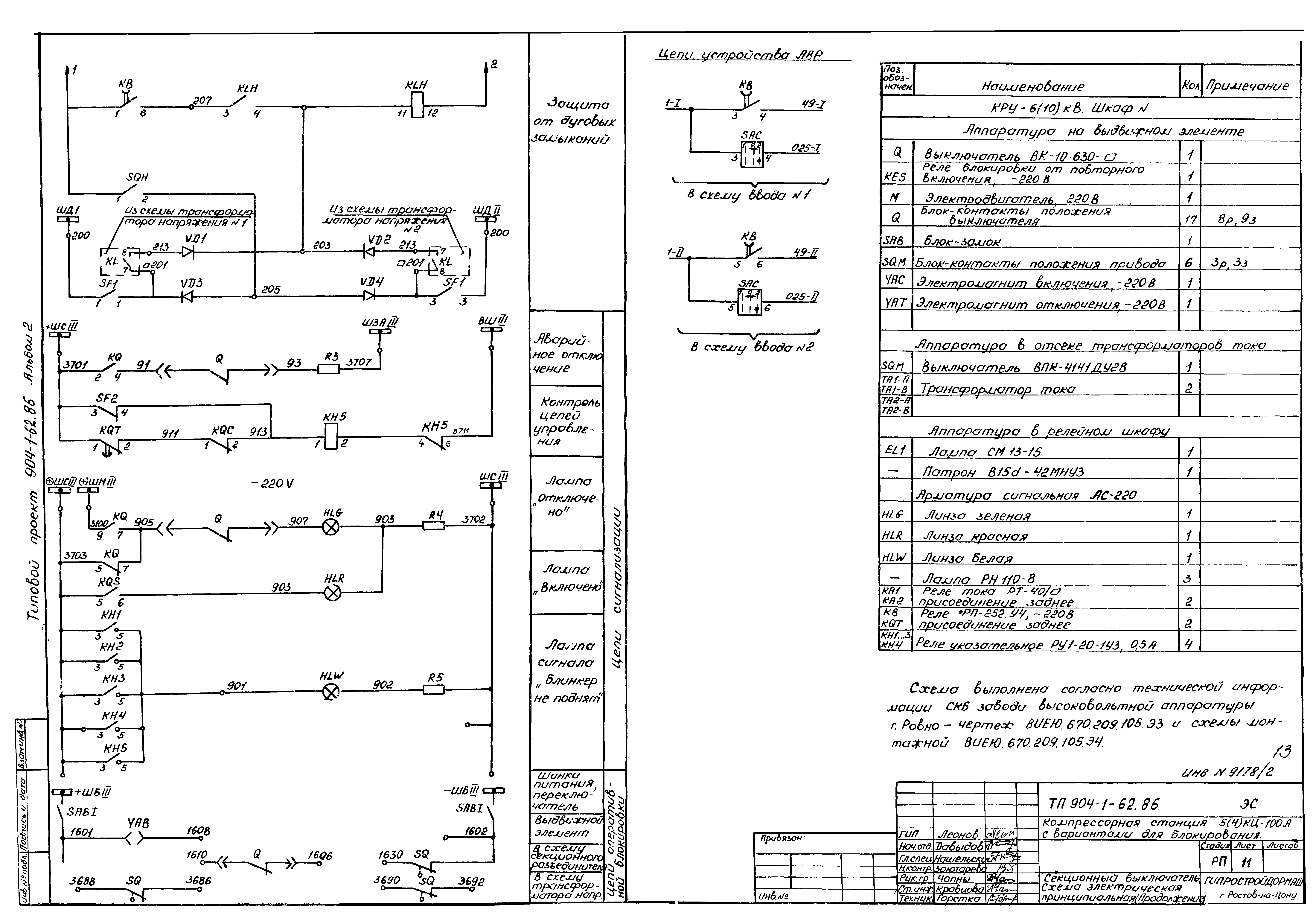 Типовой проект 904-1-62.86