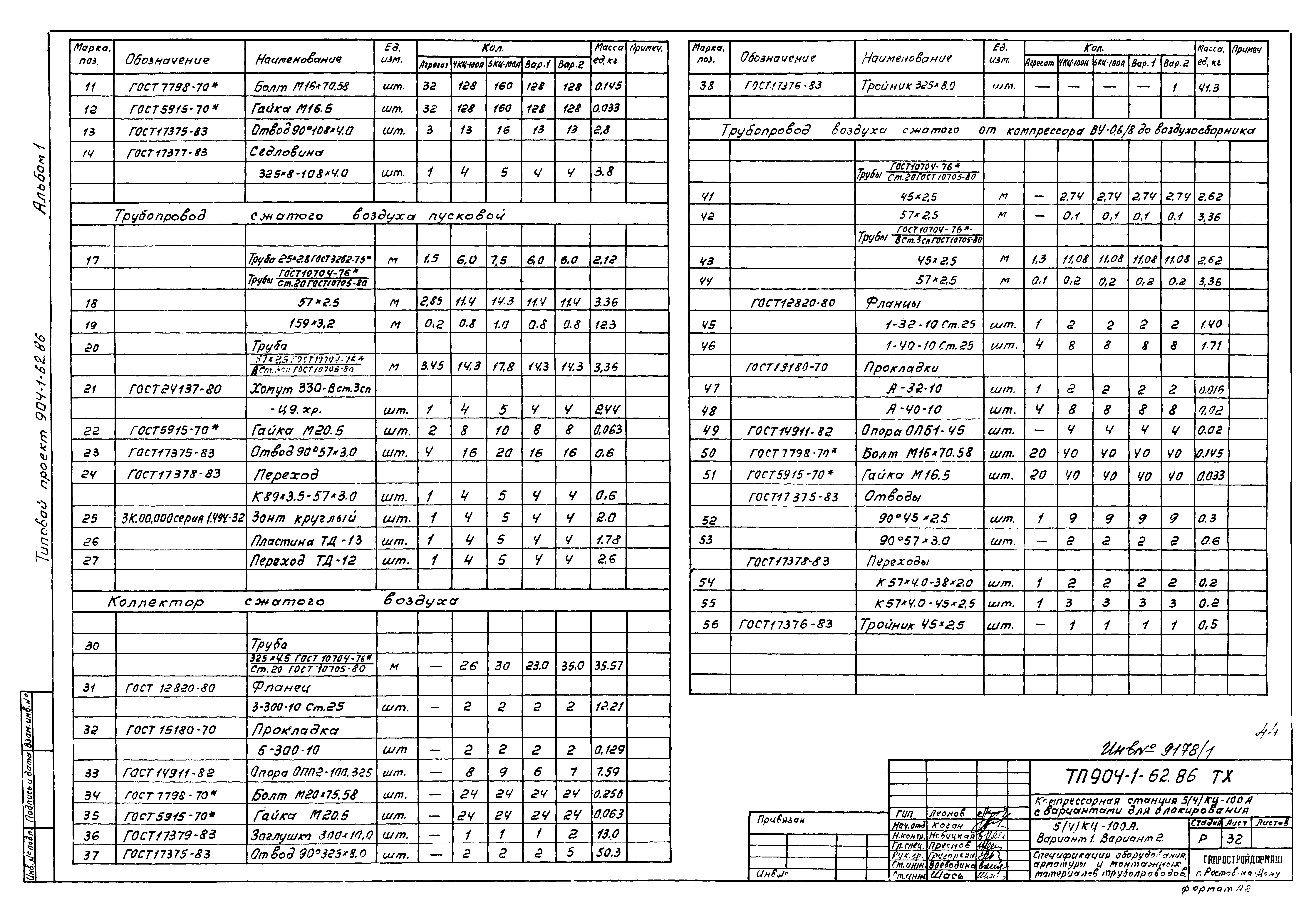 Типовой проект 904-1-62.86