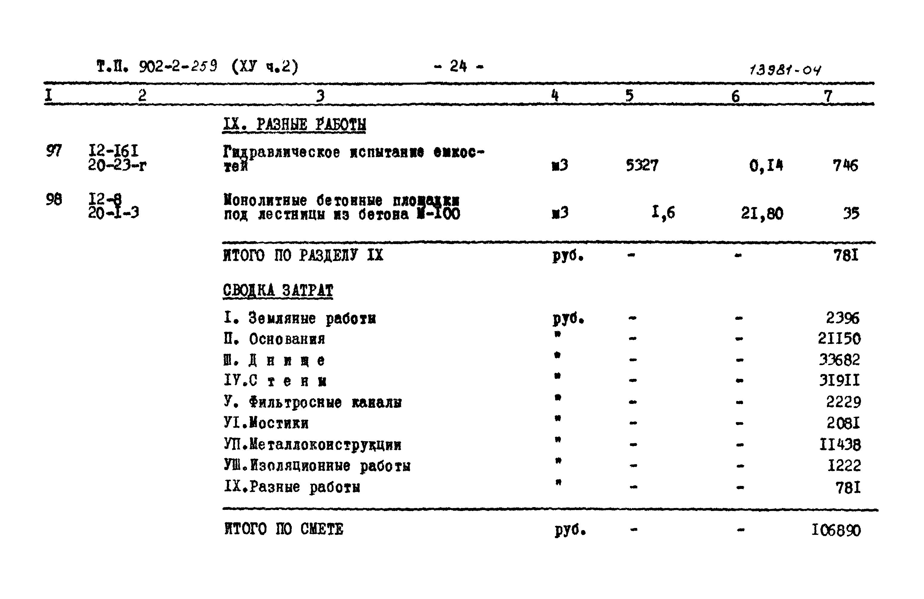 Типовой проект 902-2-259