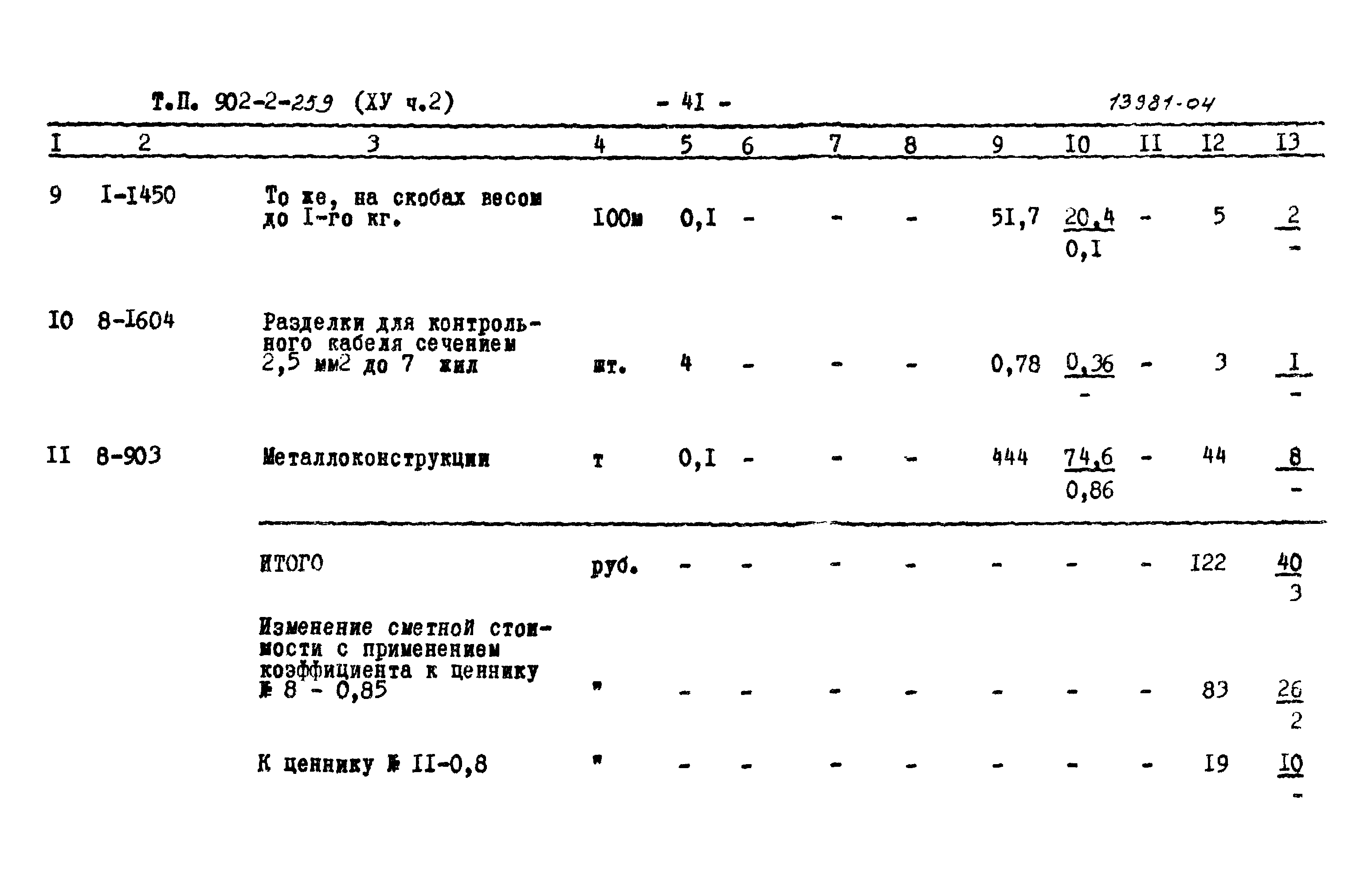 Типовой проект 902-2-259