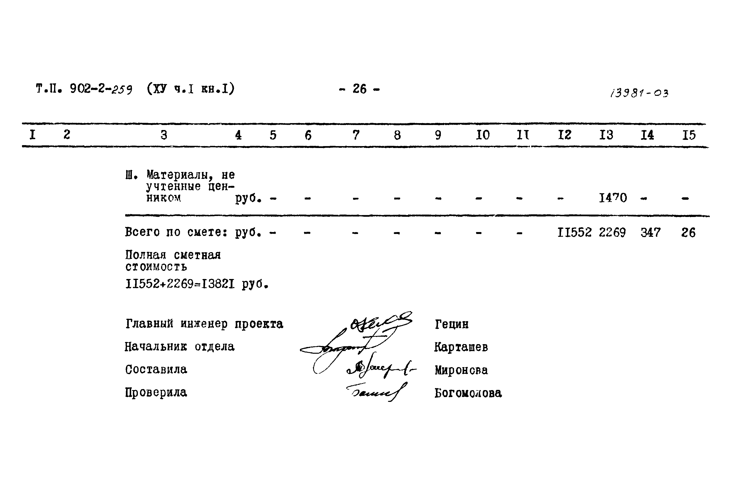 Типовой проект 902-2-259