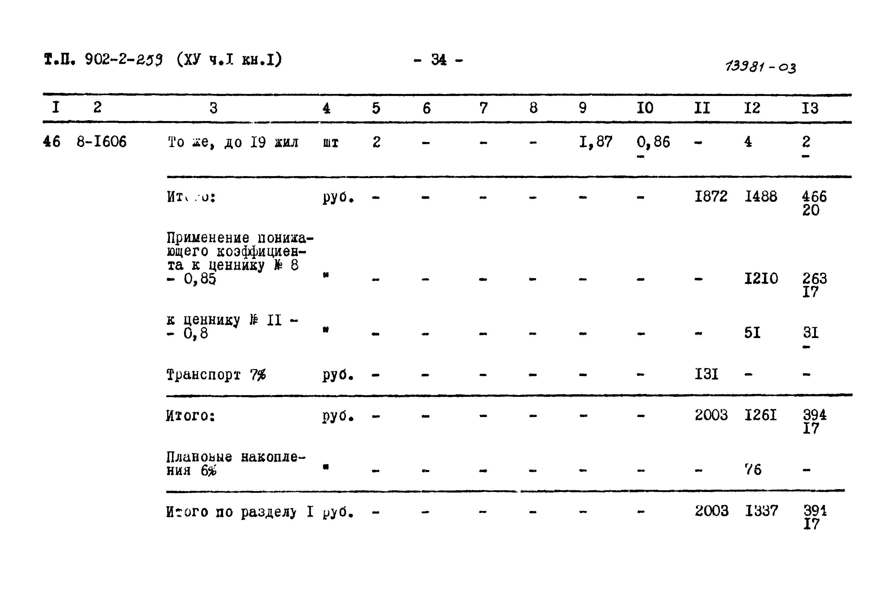 Типовой проект 902-2-259