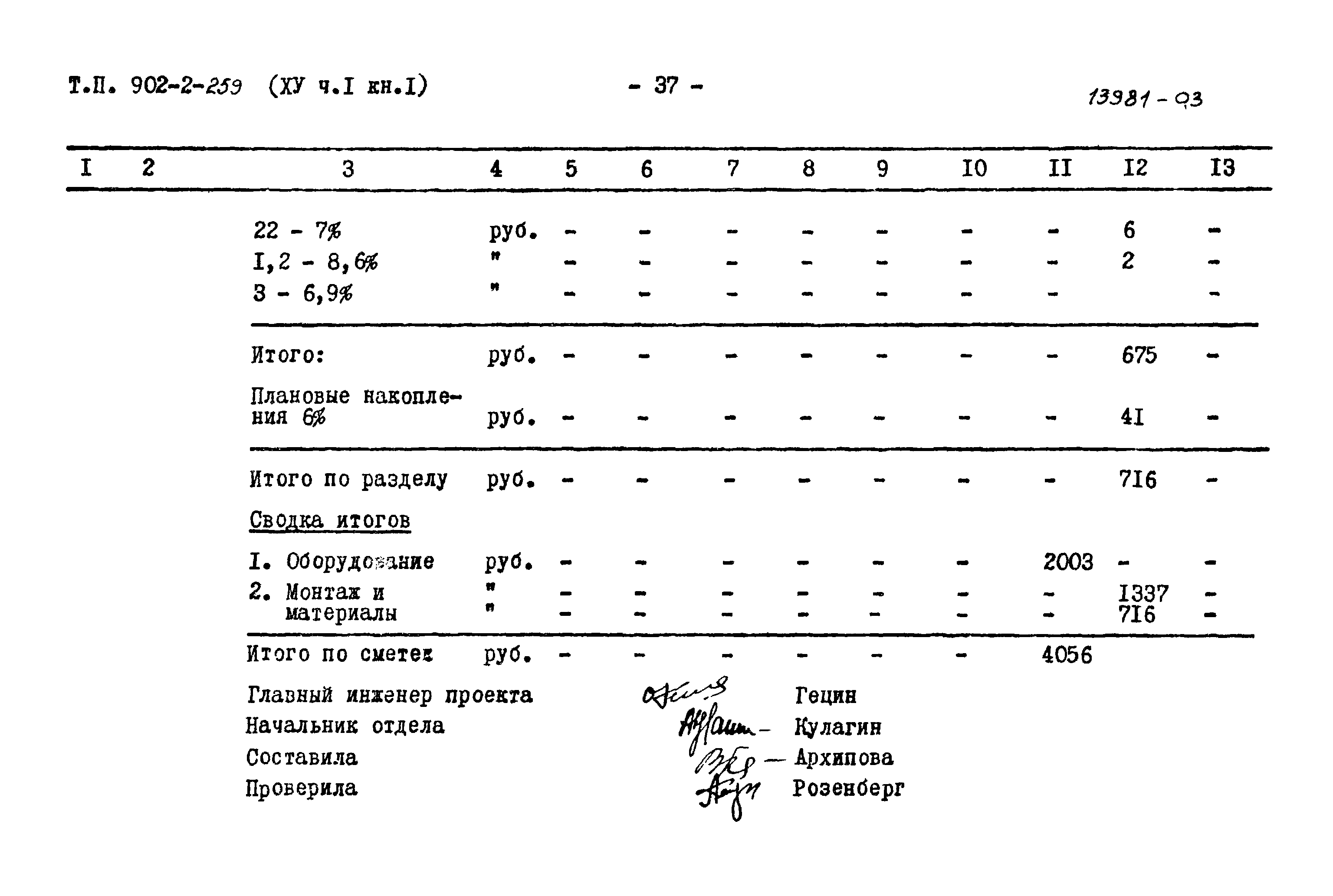Типовой проект 902-2-259