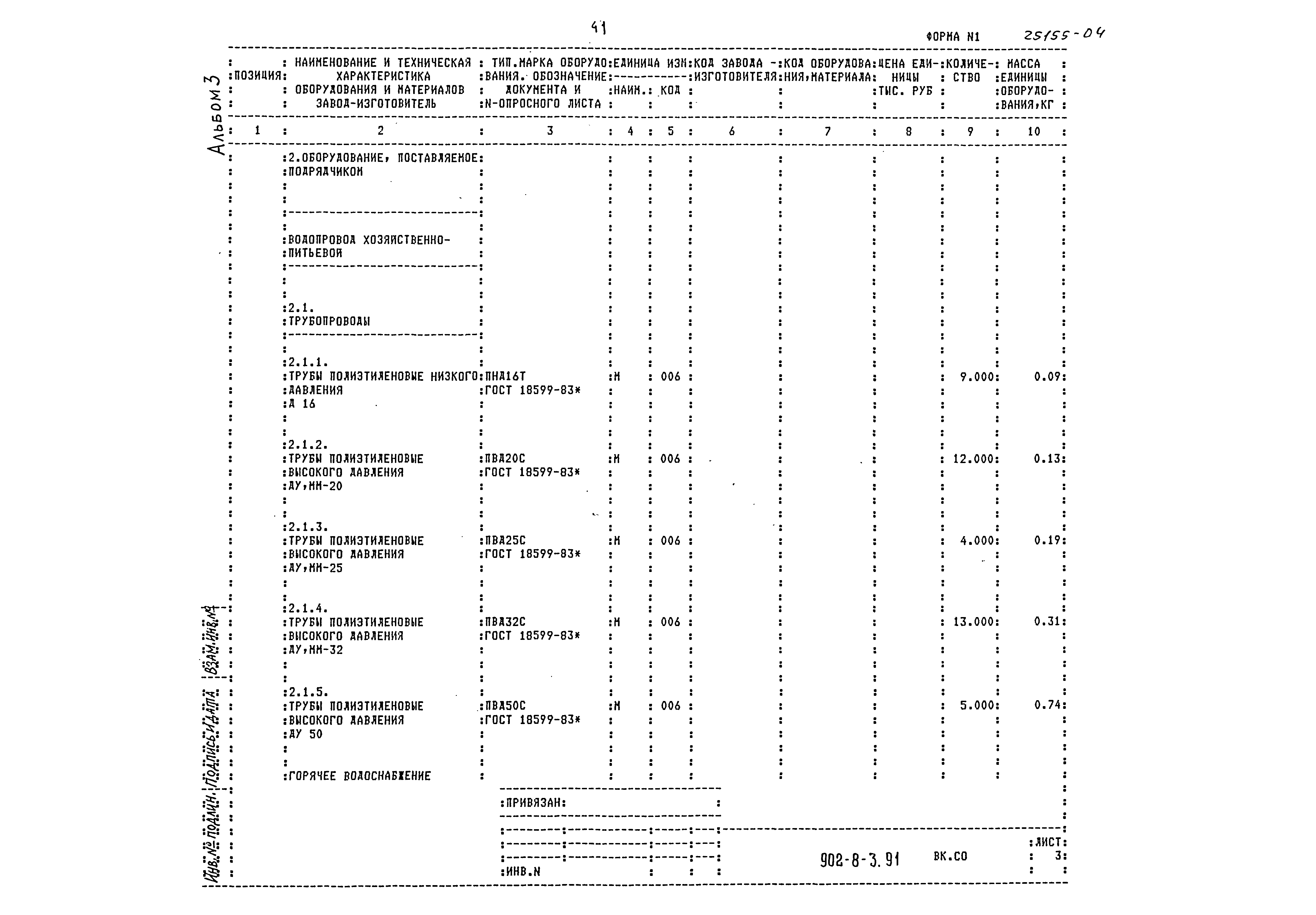 Типовой проект 902-8-3.91