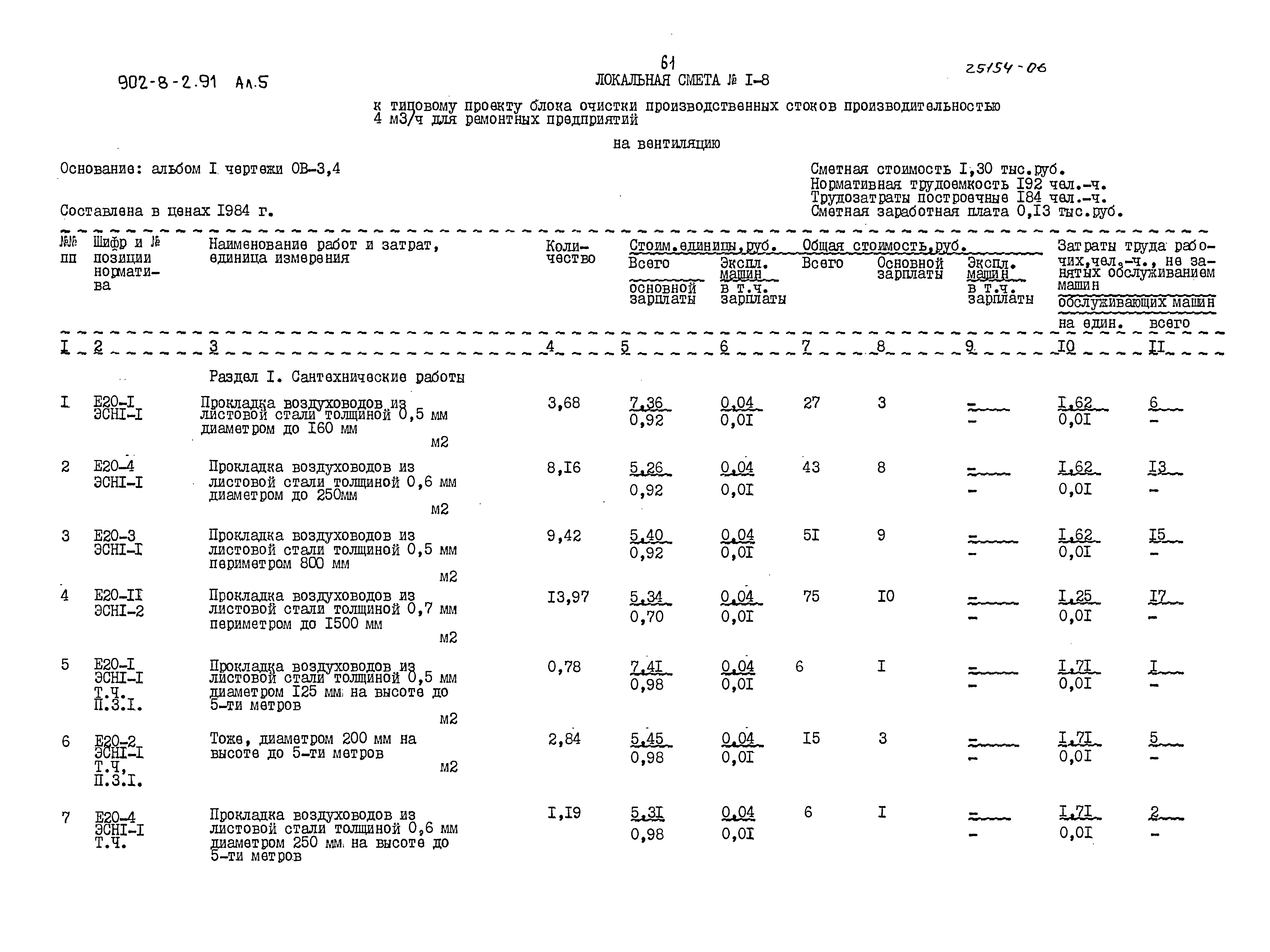 Типовой проект 902-8-2.91