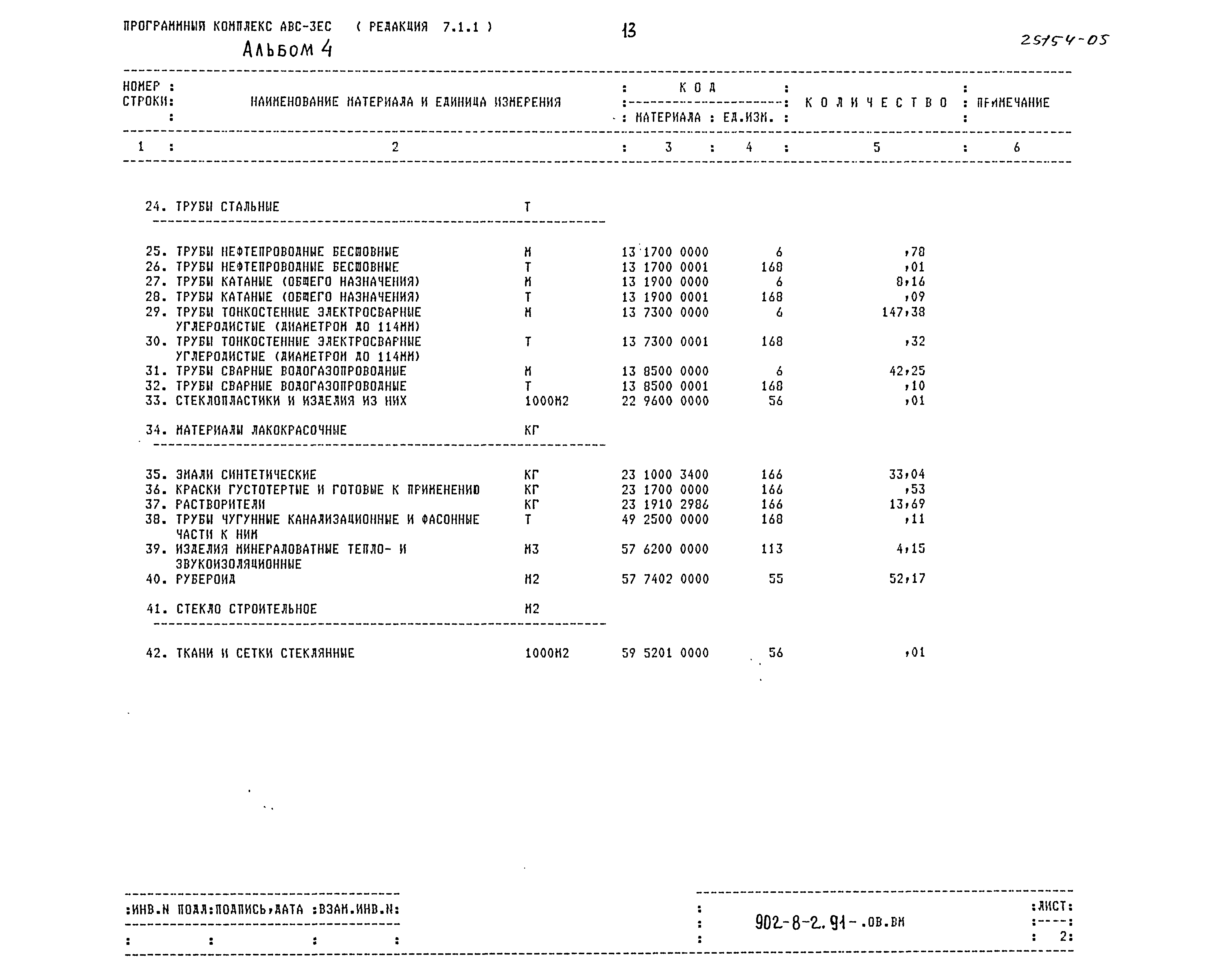 Типовой проект 902-8-2.91