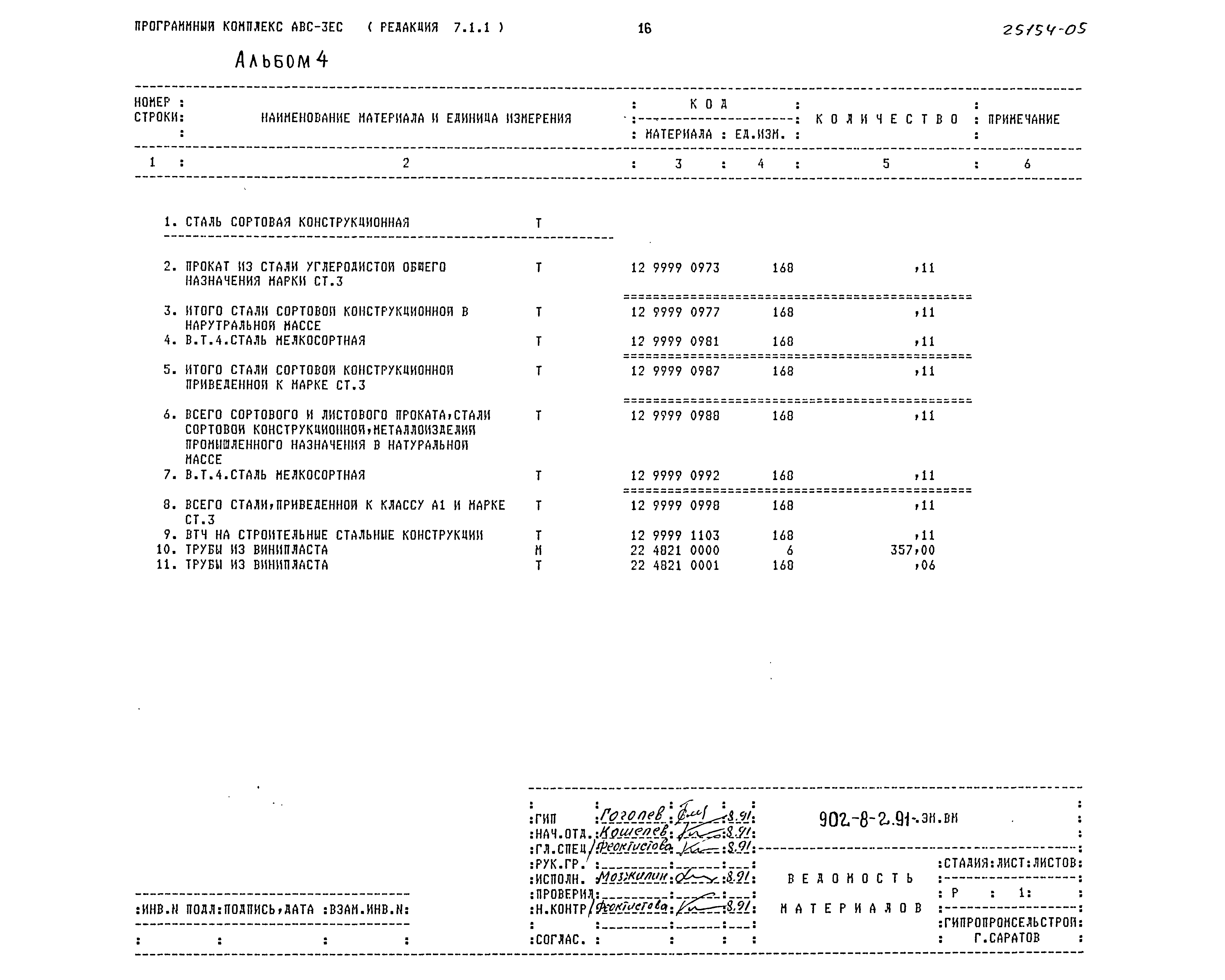 Типовой проект 902-8-2.91