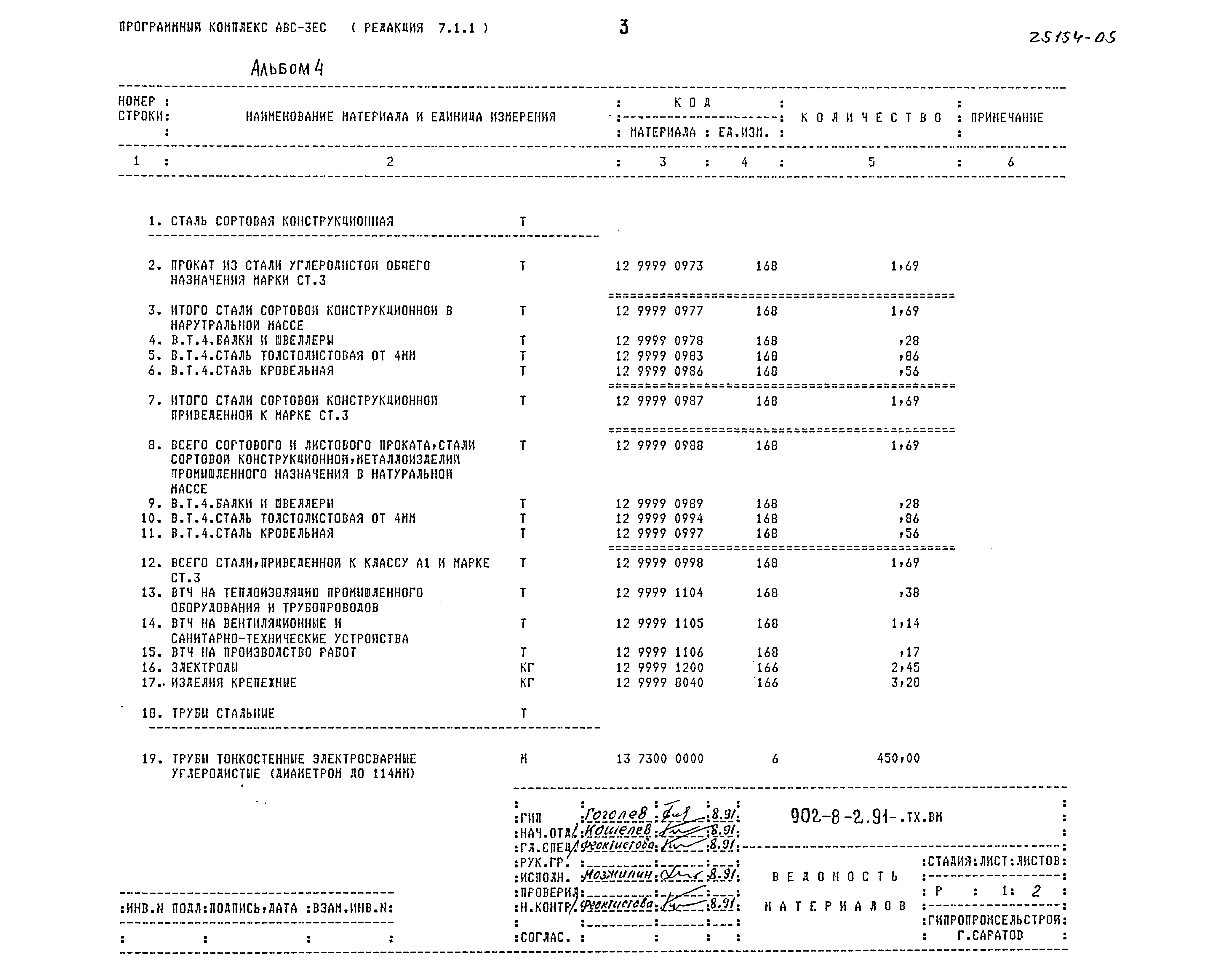 Типовой проект 902-8-2.91