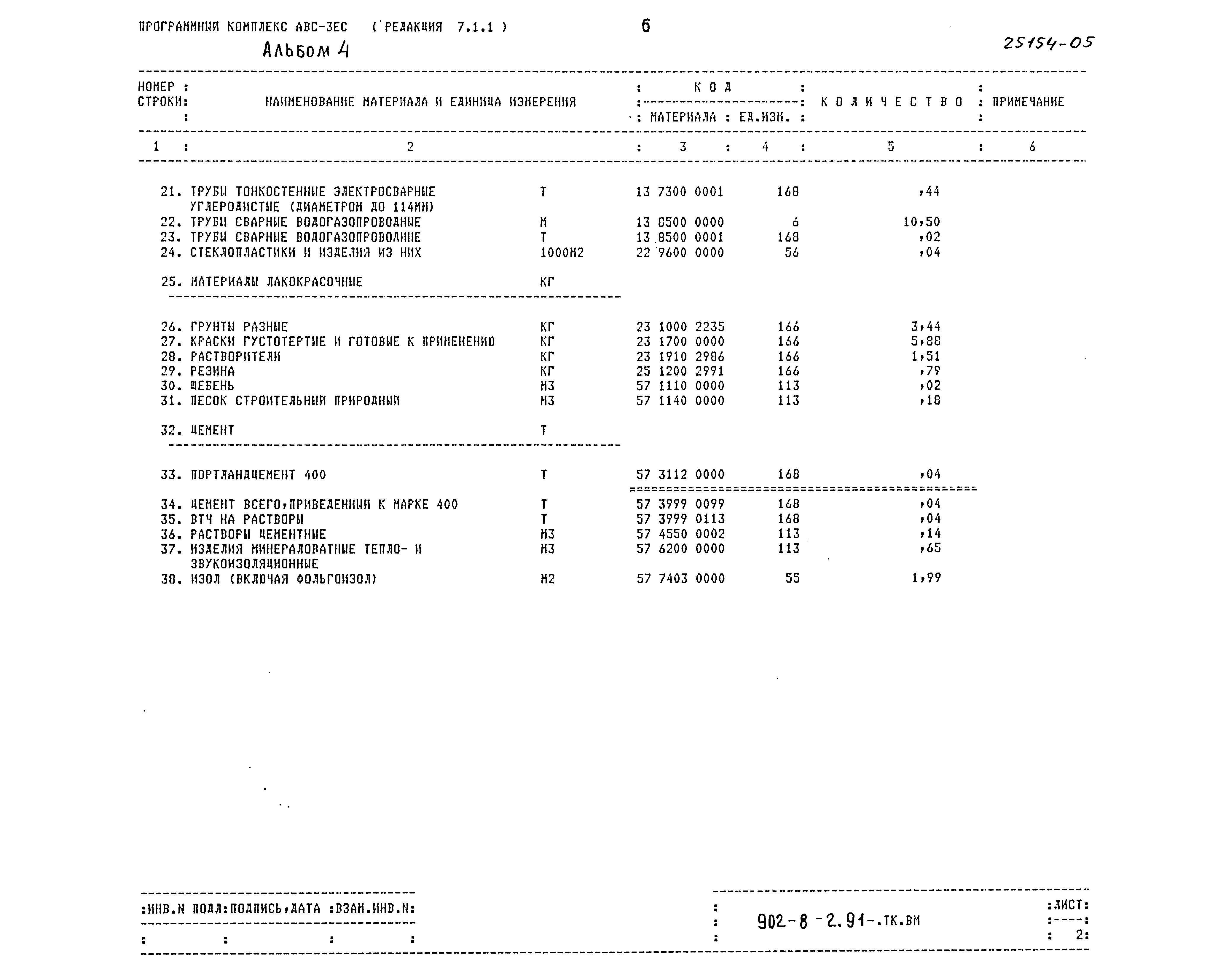 Типовой проект 902-8-2.91