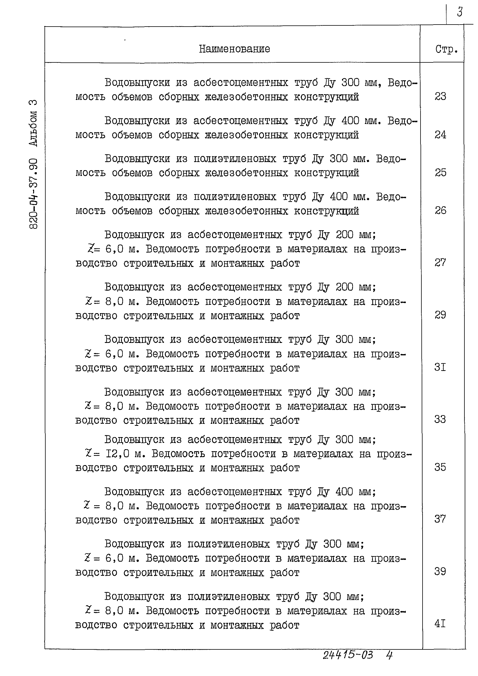 Типовые материалы для проектирования 820-04-37.90