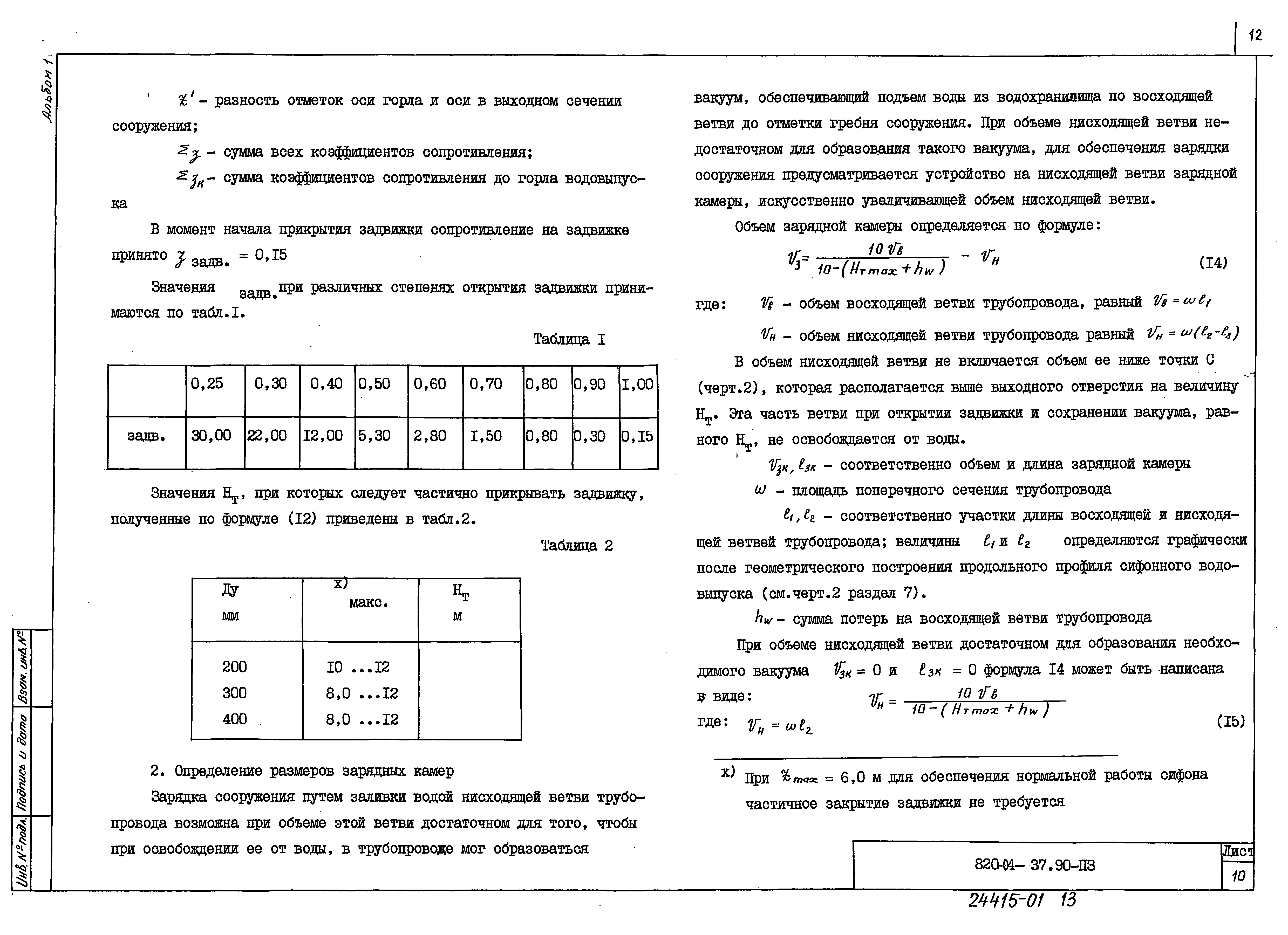 Типовые материалы для проектирования 820-04-37.90