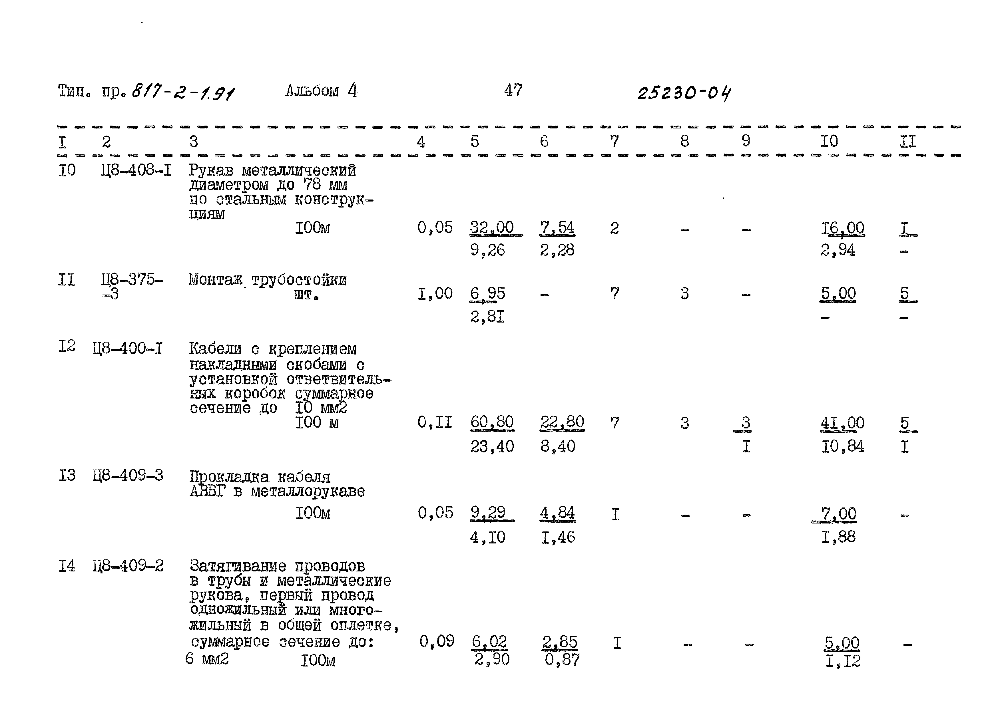 Типовой проект 817-2-1.91