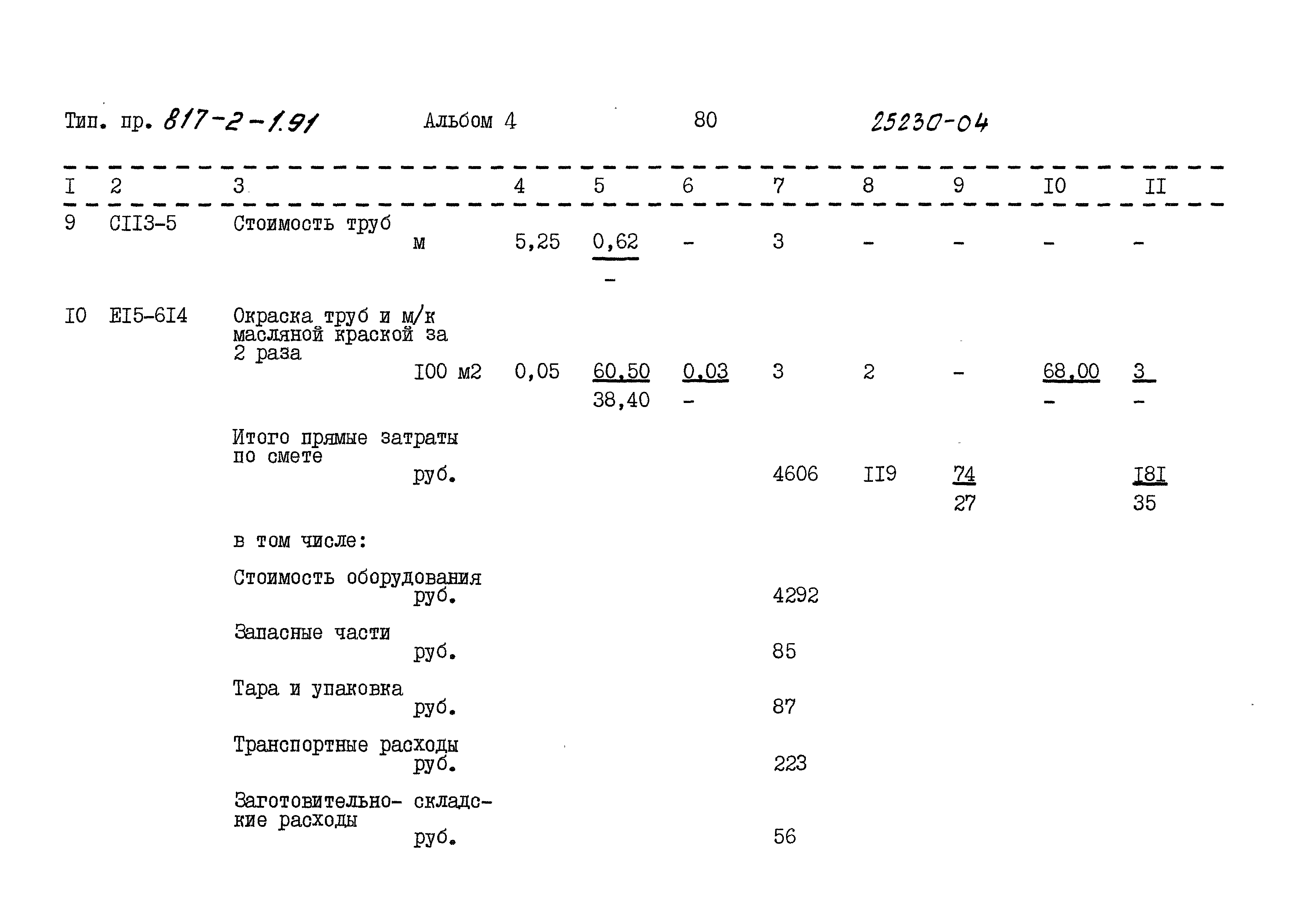 Типовой проект 817-2-1.91