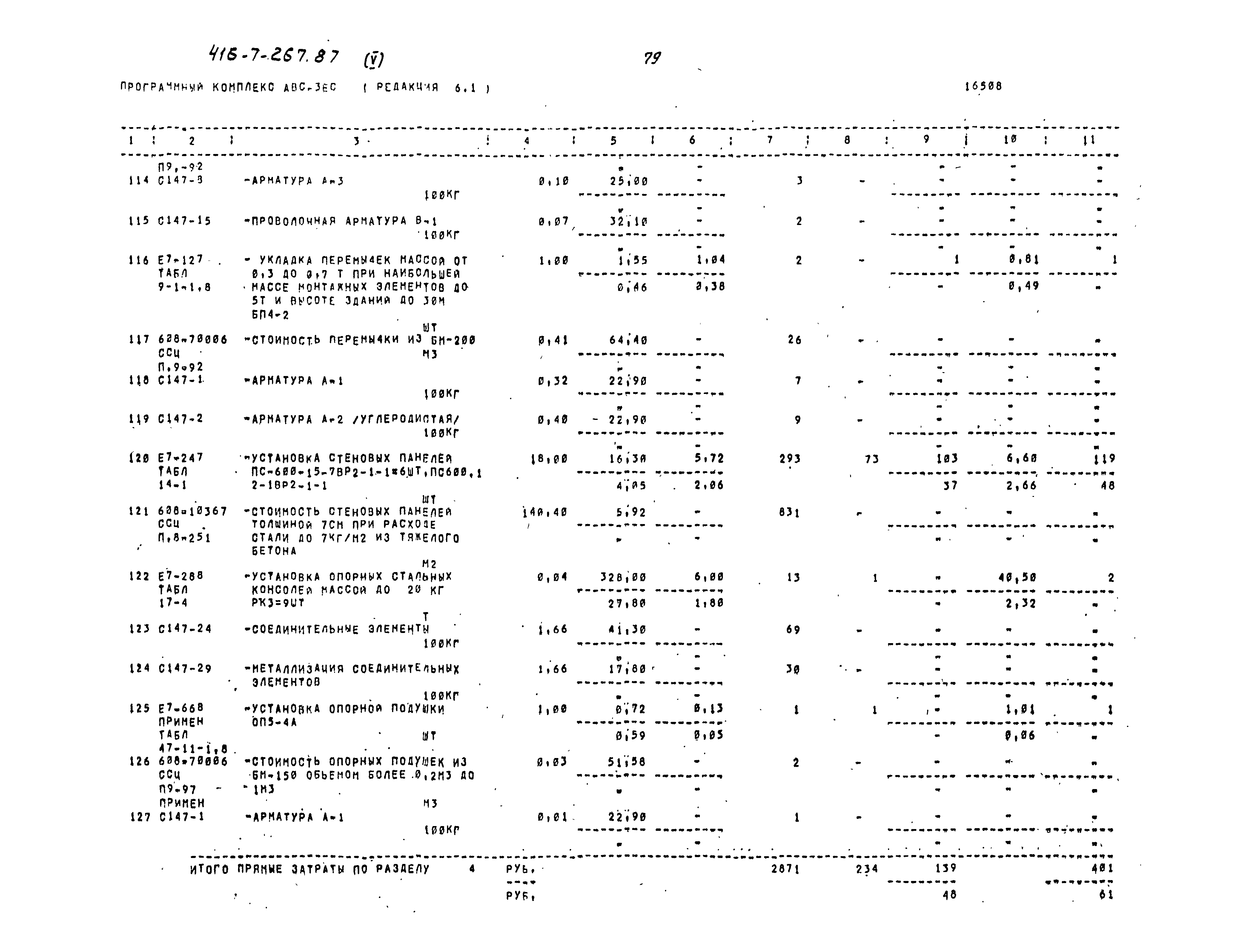 Типовой проект 416-7-267.87